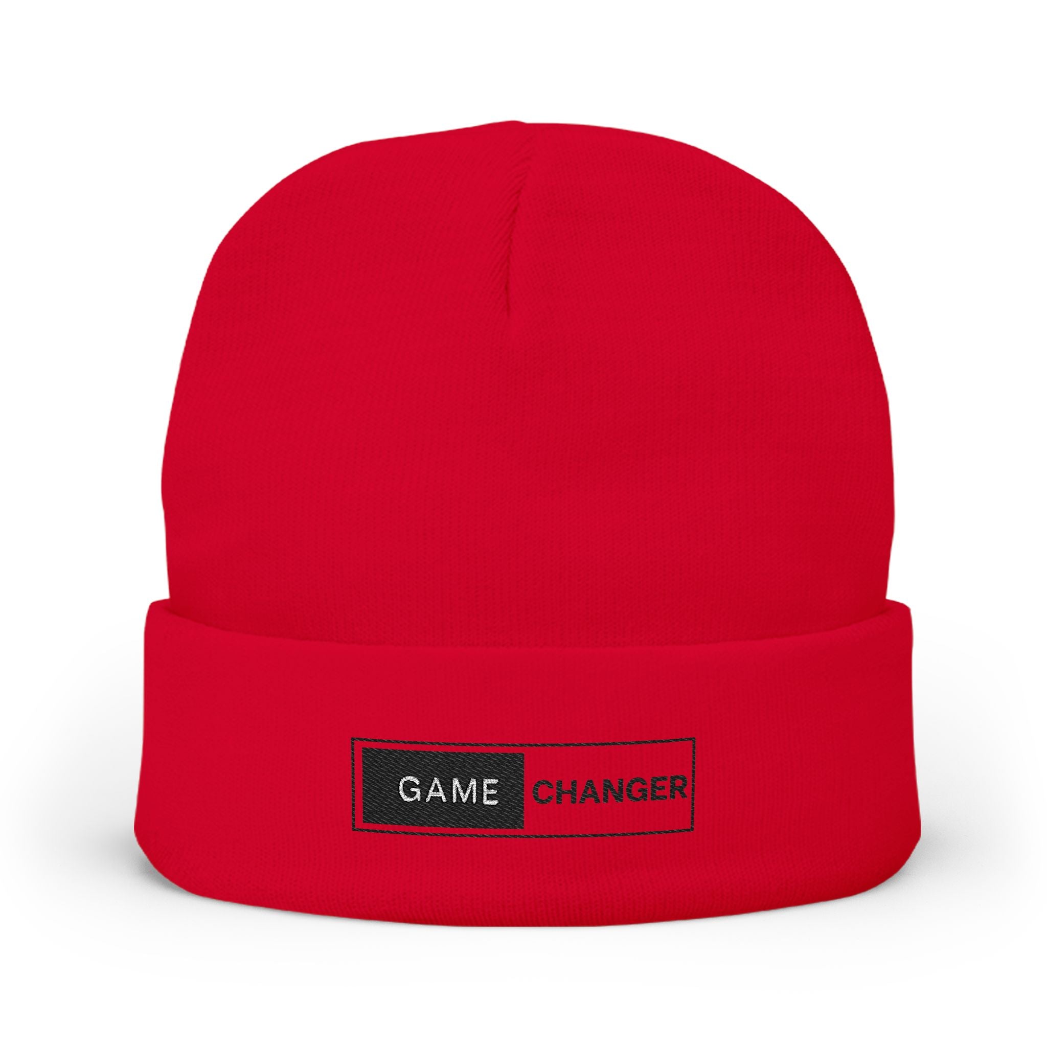Game Changer Embroidered Knit Beanie