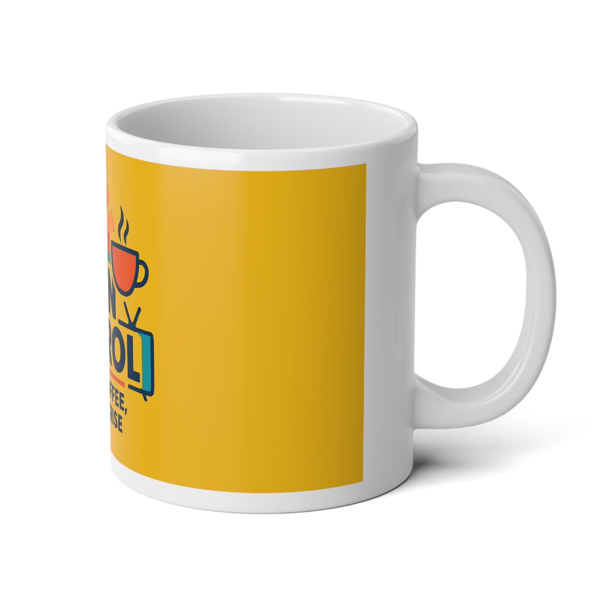 The Dawn Patrol: News, Coffee & Sunrise 20 ounce Coffee Mug