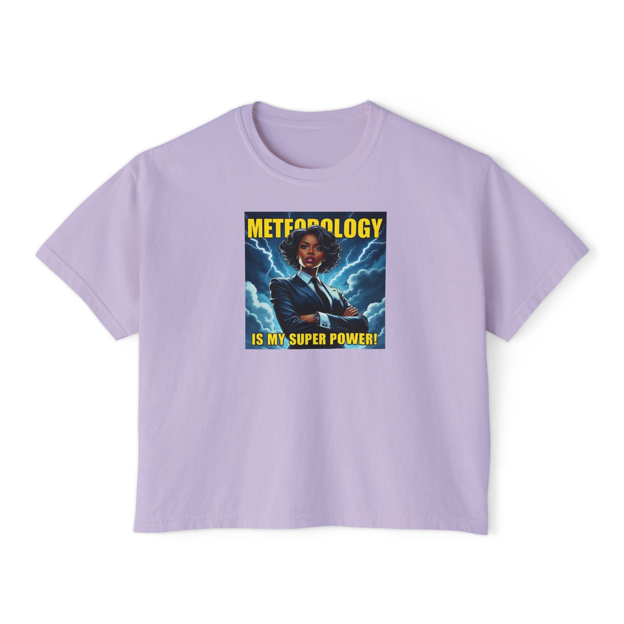 Meteorology Is My Super Power Women's Boxy Tee