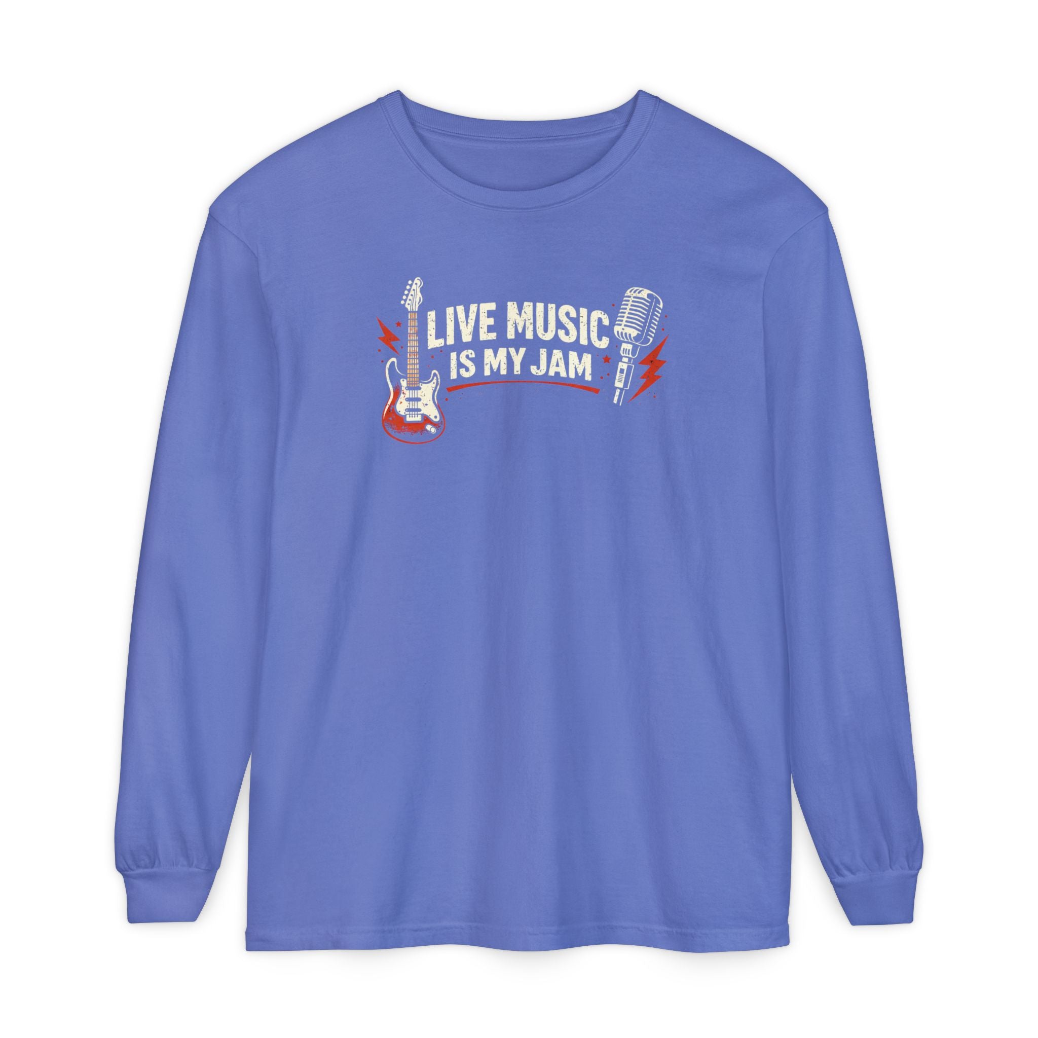 Live Music Is My Jam Long Sleeve Tee