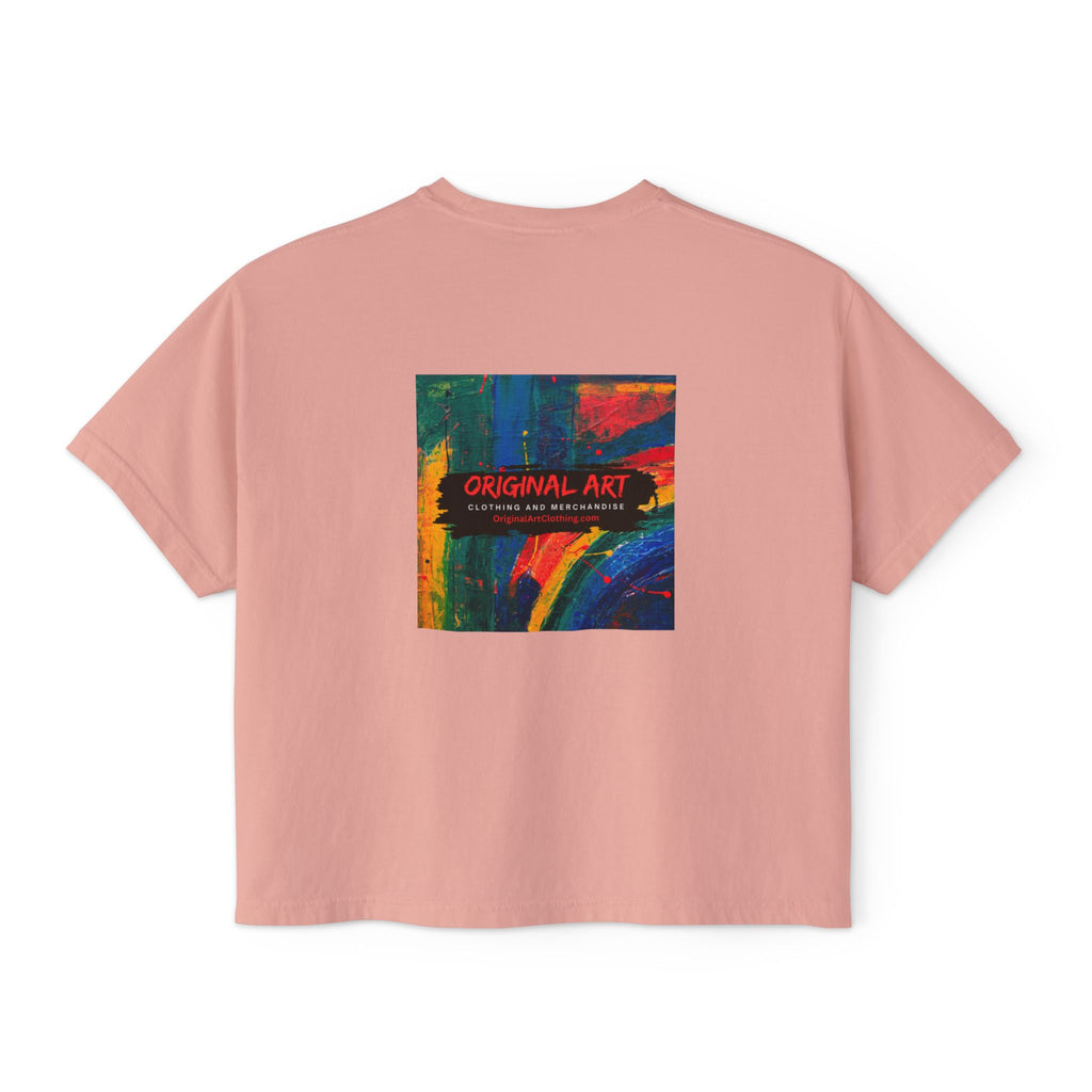 "Fierce Fearless Fabulous"Women's Boxy Tee — Minimal Script Graphic