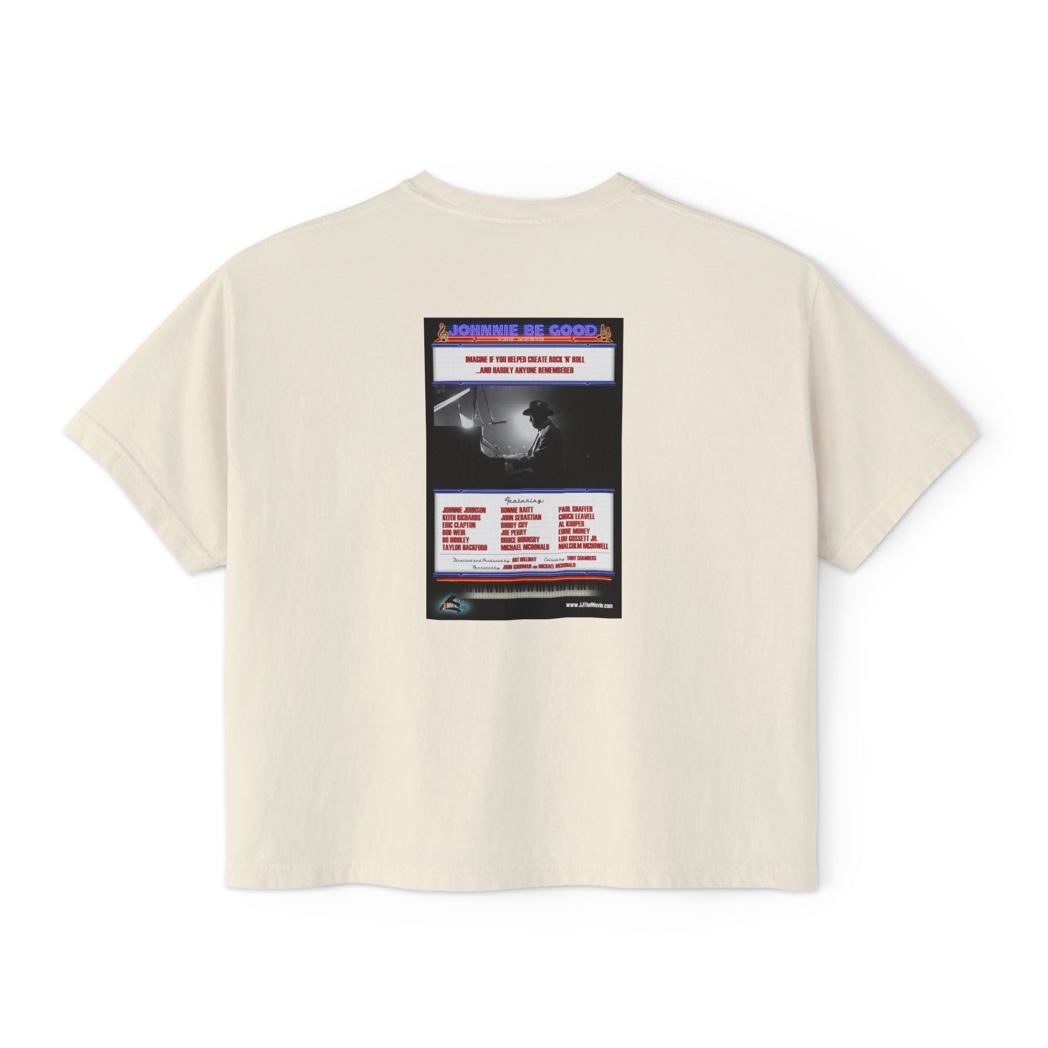 Johnnie Be Good documentary Women's Boxy Tee —