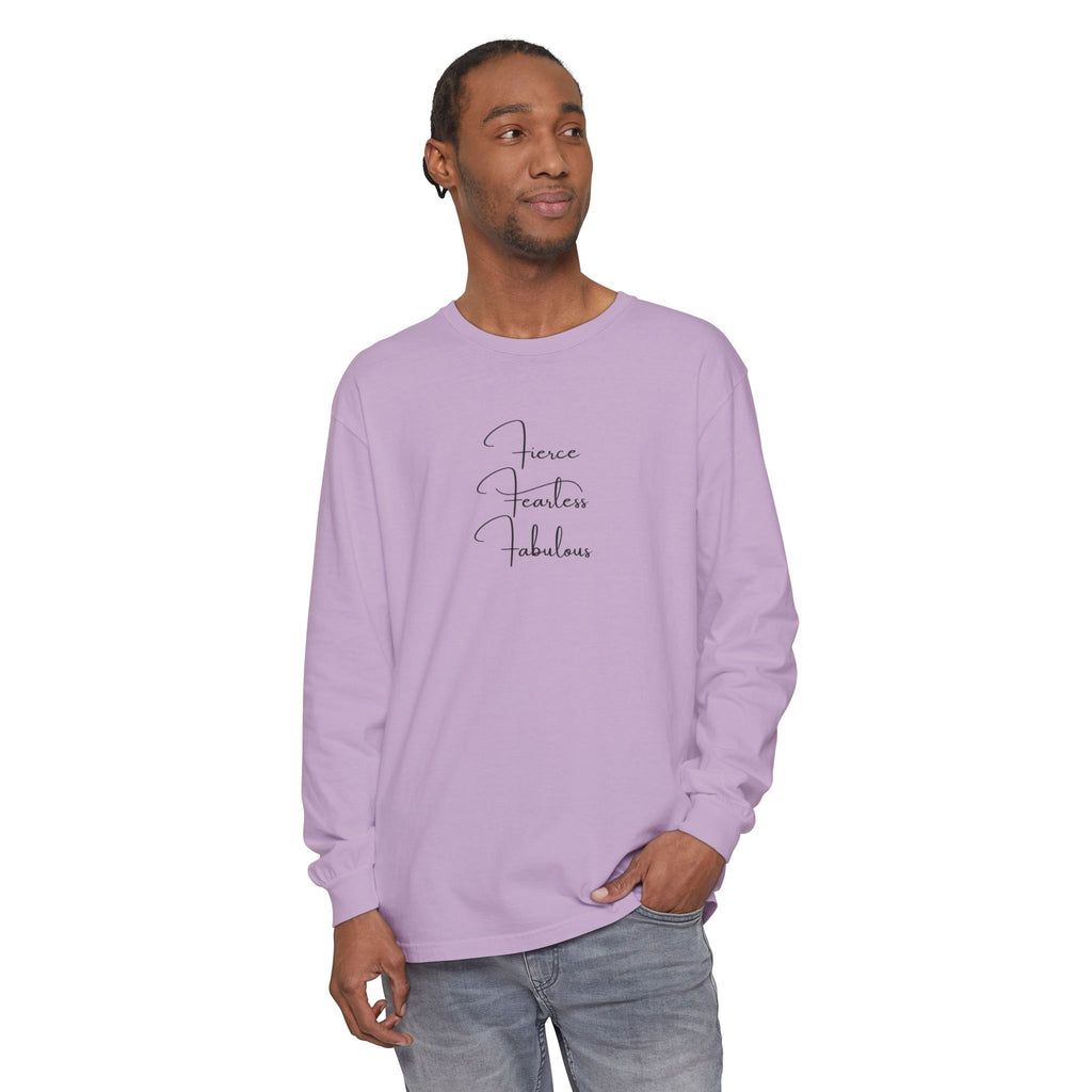'Fierce Fearless Fabulous' Long Sleeve Tee