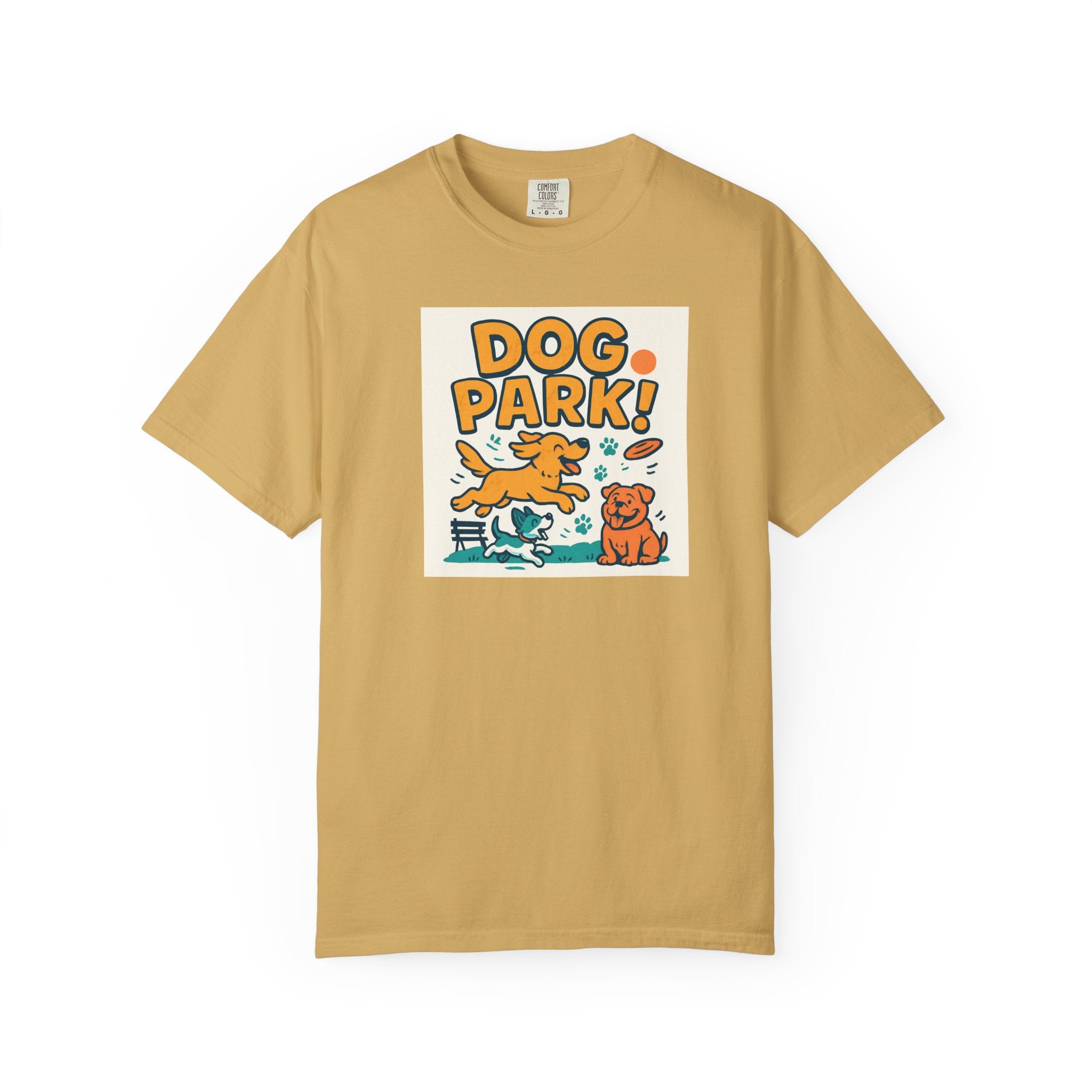 Playful Dog Park Unisex T-shirt, Dog Lover Gift, Pet Themed Apparel, Gift for Dog Owners, Fun Summer Tee