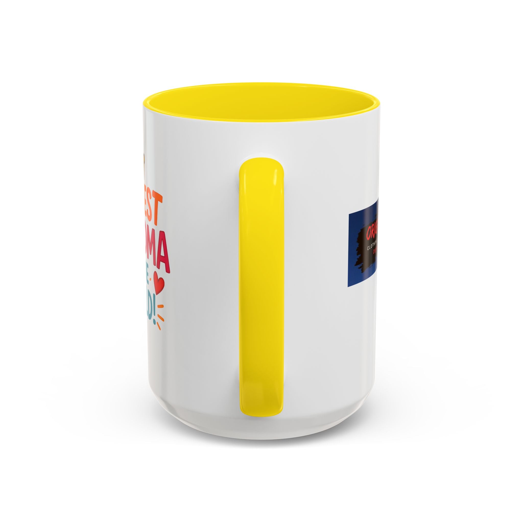 Coolest Grandma in the World Accent Coffee Mug — Fun Gift for Grandmother (11/15oz)
