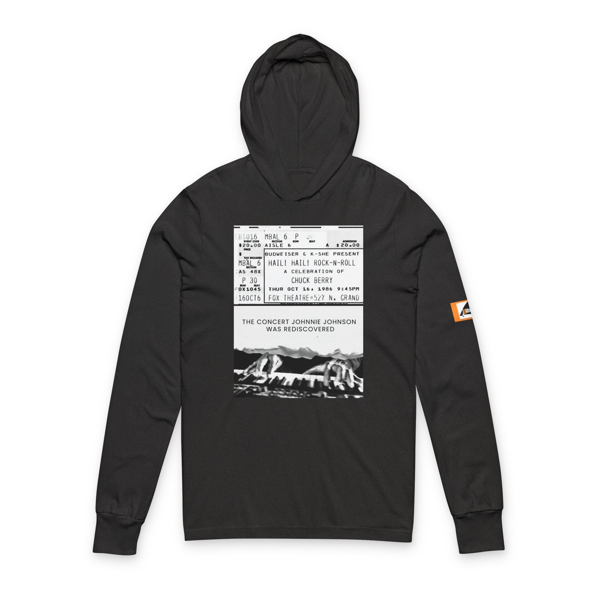 Team Johnnie Graphic Hooded Long Sleeve Tee