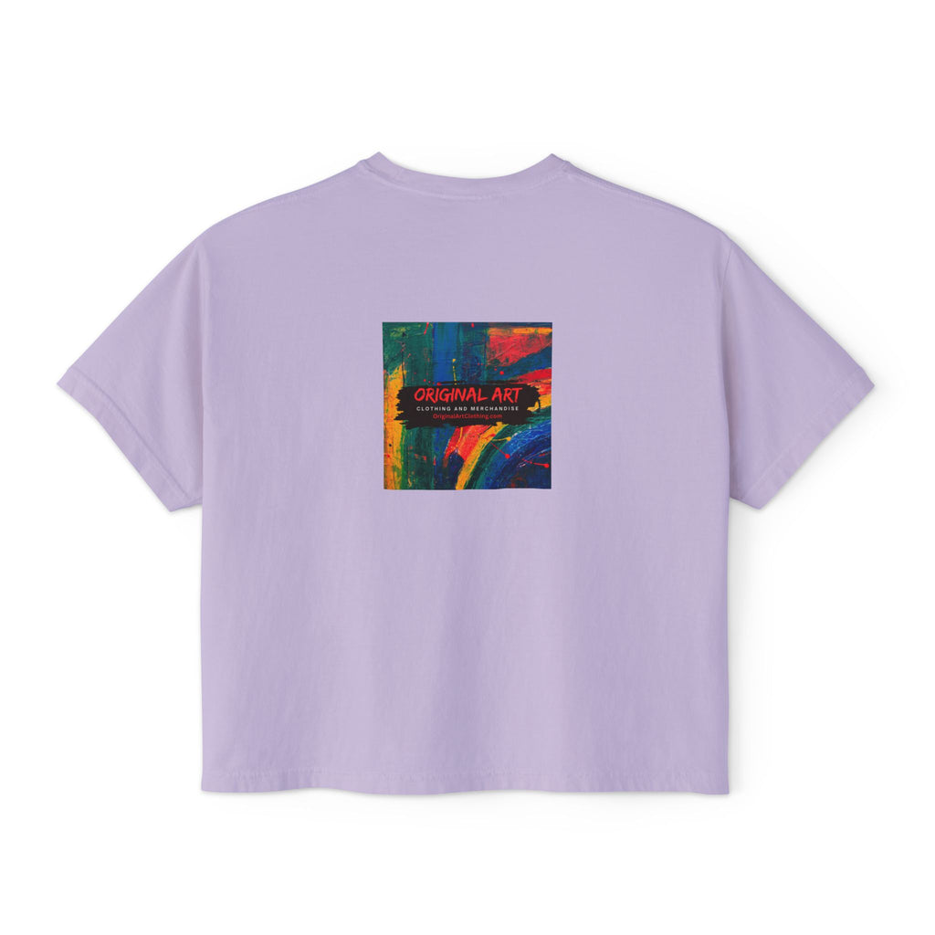 Live Music Is My Jam Boxy Tee — Retro Guitar Graphic Crop Tee
