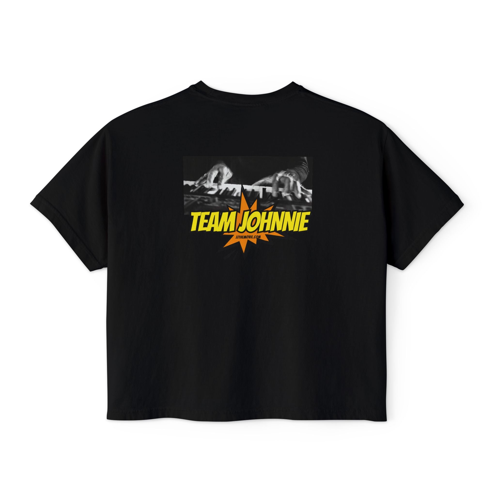 'The Concert: Johnnie Johnson' Ticket Design Graphic Boxy Tee