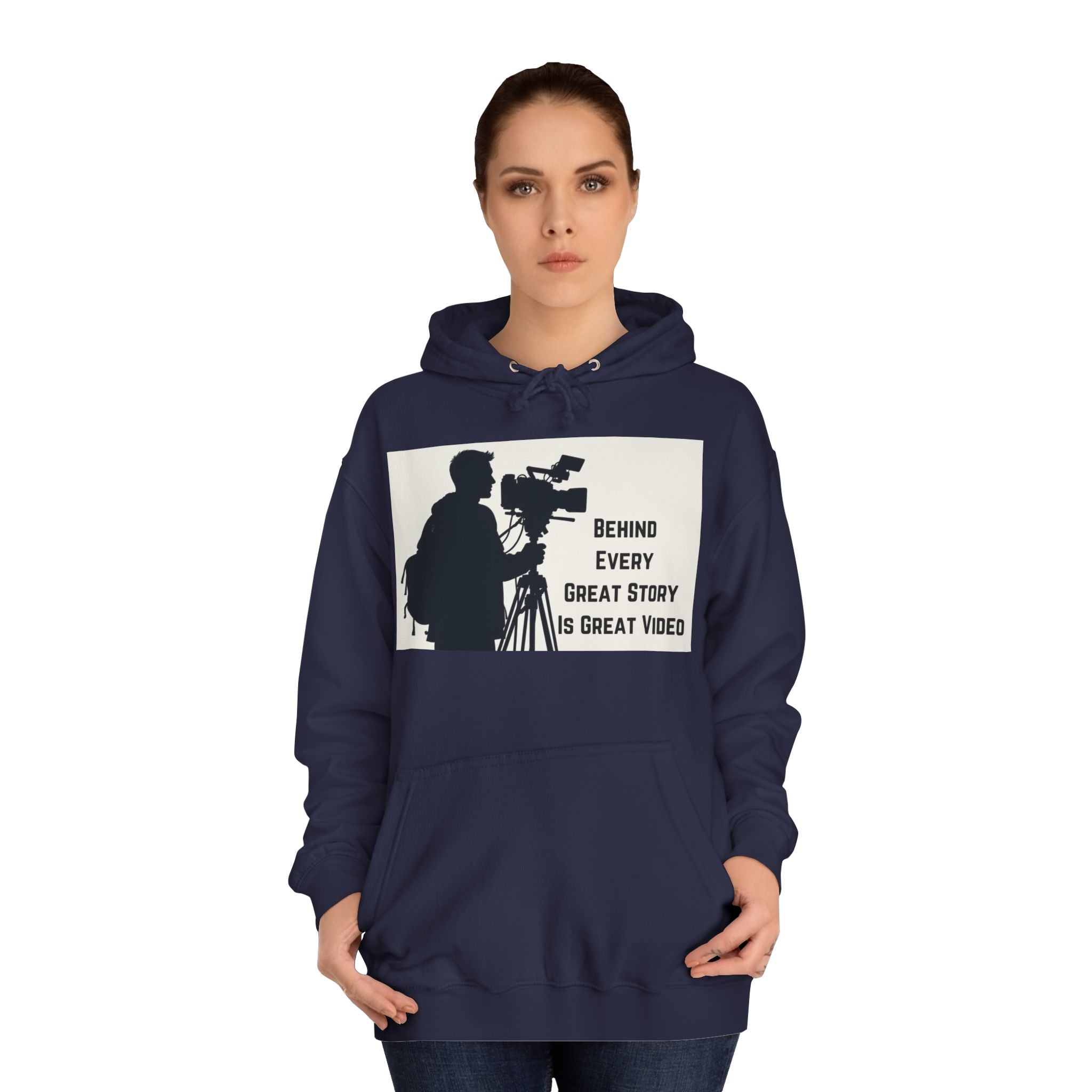 TV News Videographers: Unisex College Hoodie