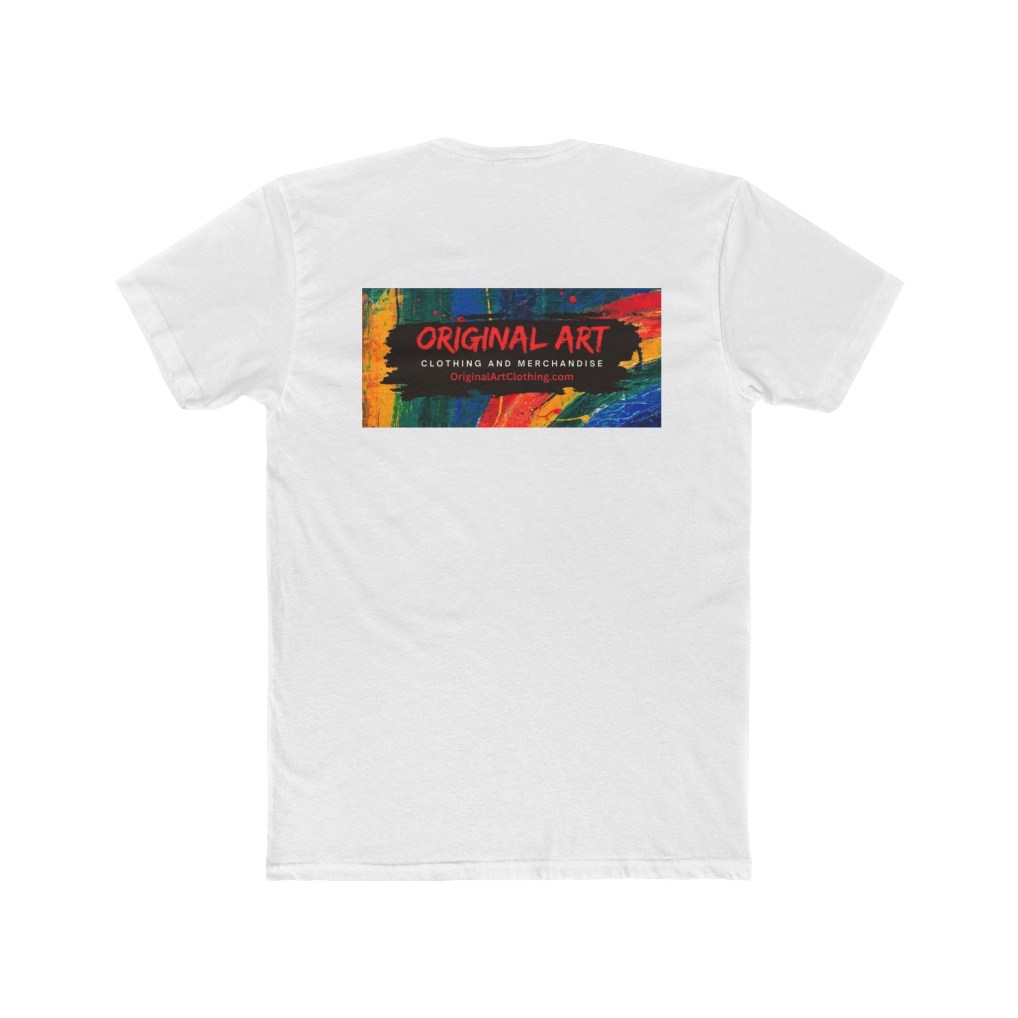 Happy Hour Crew Tee — "Happy Hour" Text Front & Original Art Back Cotton T‑Shirt