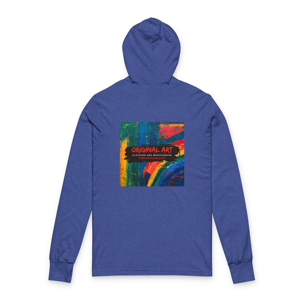 Lightning Prism Hoodie Tee — Retro Rainbow Bolt Graphic Long-Sleeve