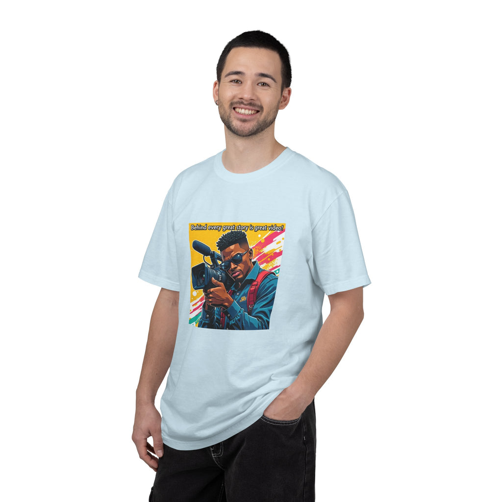 "Behind Every Great Story is Great Video" Graphic T-Shirt