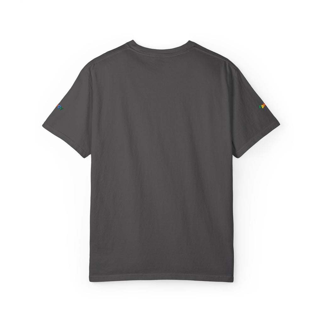 "Fancy" Colorful Logo T-Shirt — Small Chest & Sleeve Graphic