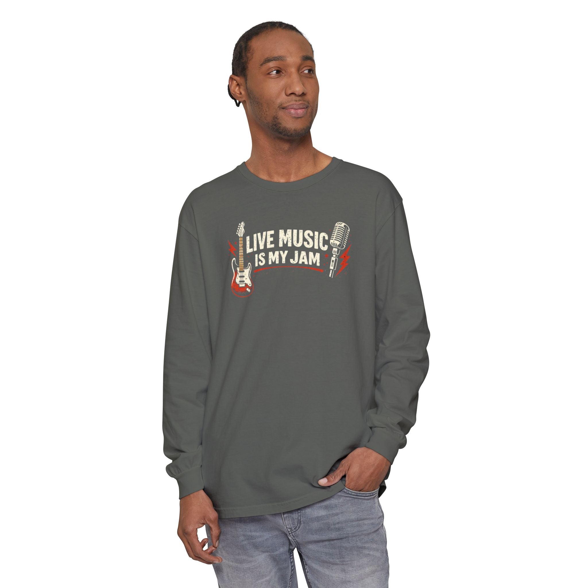 Live Music Is My Jam Long Sleeve Tee