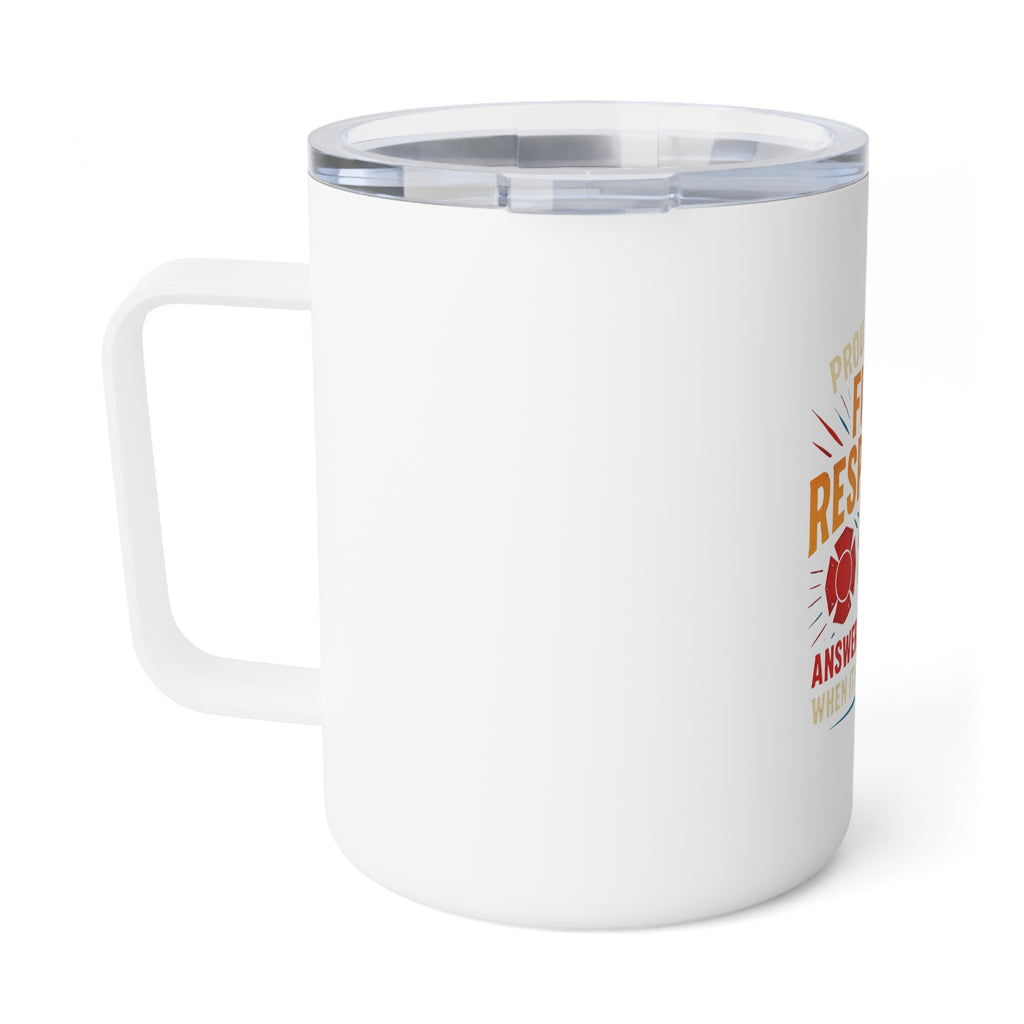 First Responder Insulated Coffee Mug – "Proud to Be a First Responder" (10 oz)