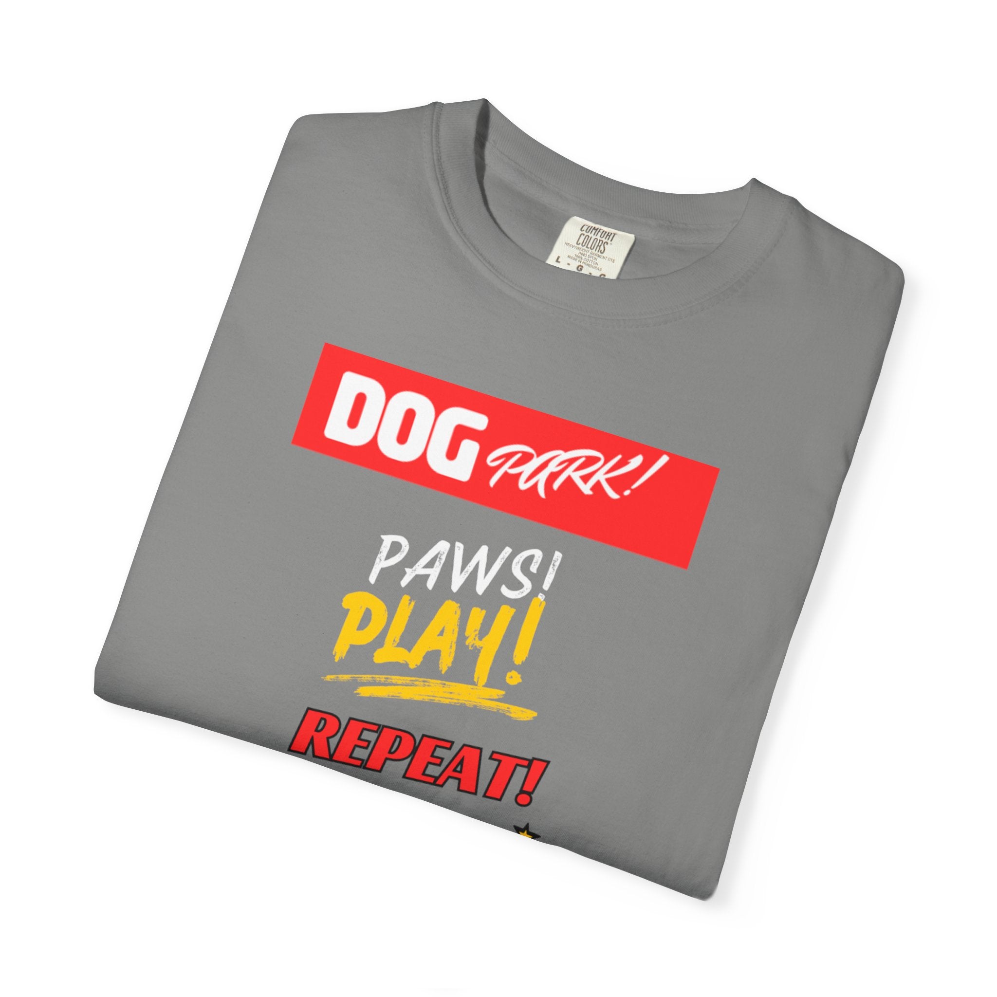 Dog Park Unisex Garment-Dyed T-shirt