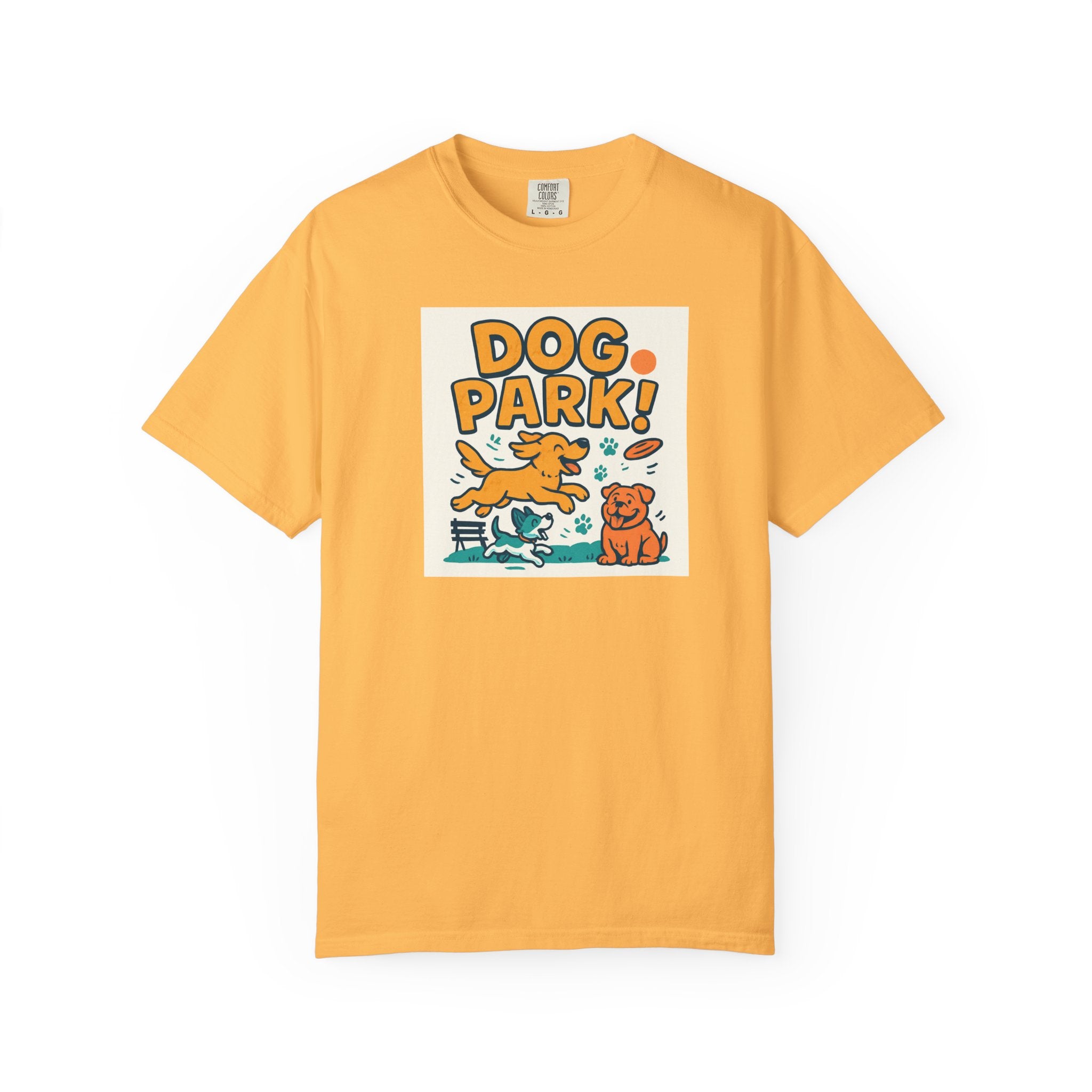 Playful Dog Park Unisex T-shirt, Dog Lover Gift, Pet Themed Apparel, Gift for Dog Owners, Fun Summer Tee