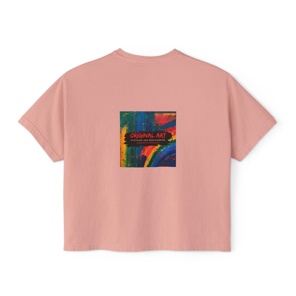 Game On! Level Up Women's Boxy Gaming Graphic Shirt