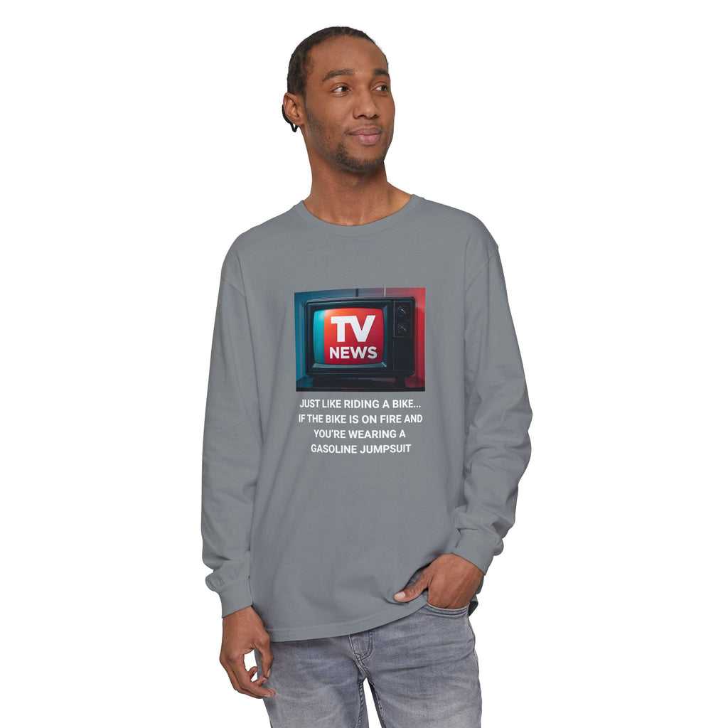 TV News Humor Long Sleeve T-Shirt