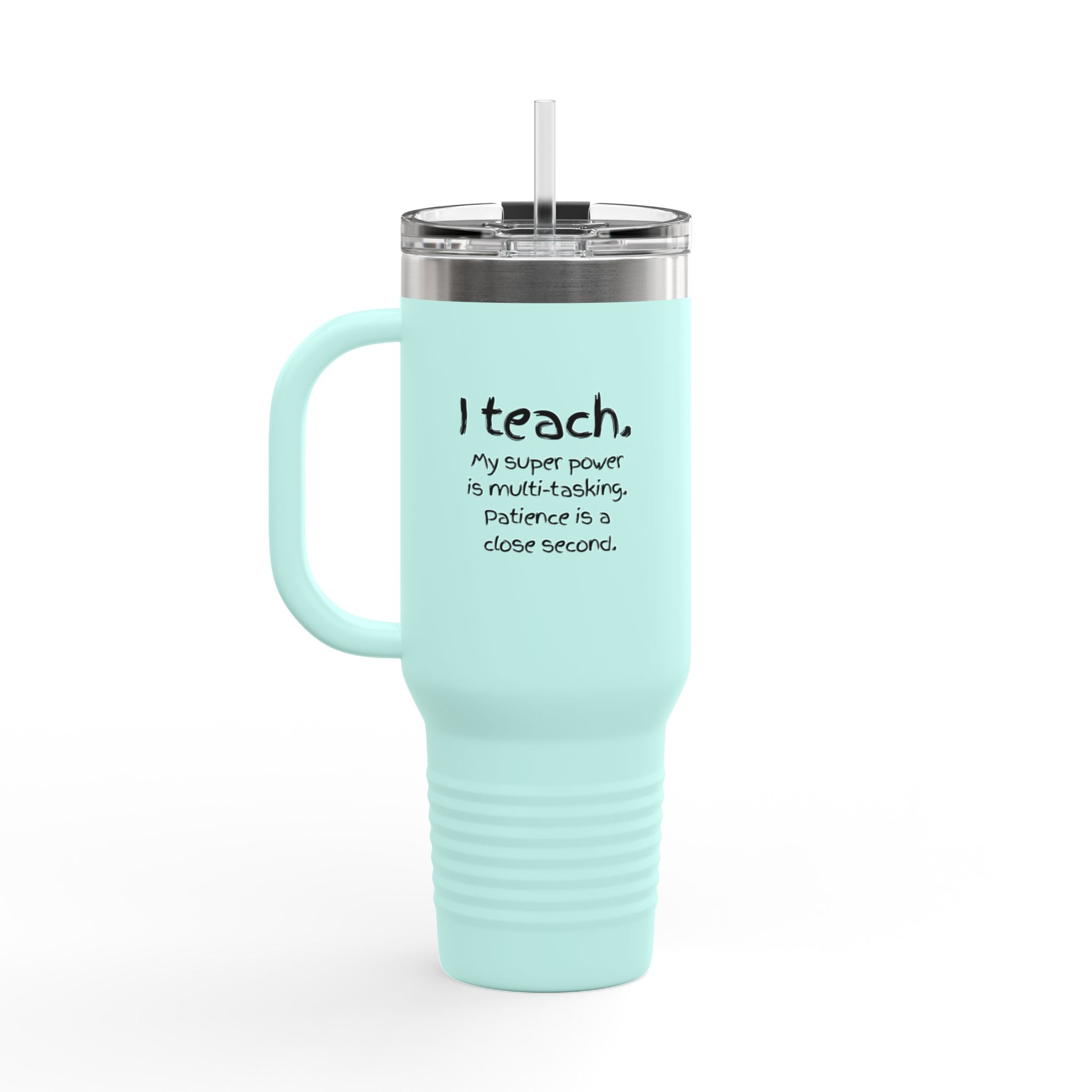 40oz Insulated Travel Mug — Colorful Original Art Print