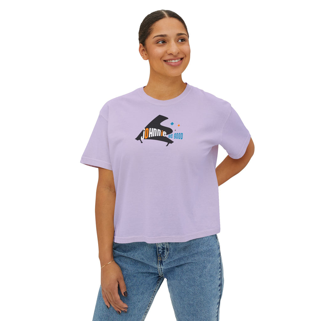 Johnnie Be Good Movie Boxy Tee — 'Johann de Wood' Graphic Tee