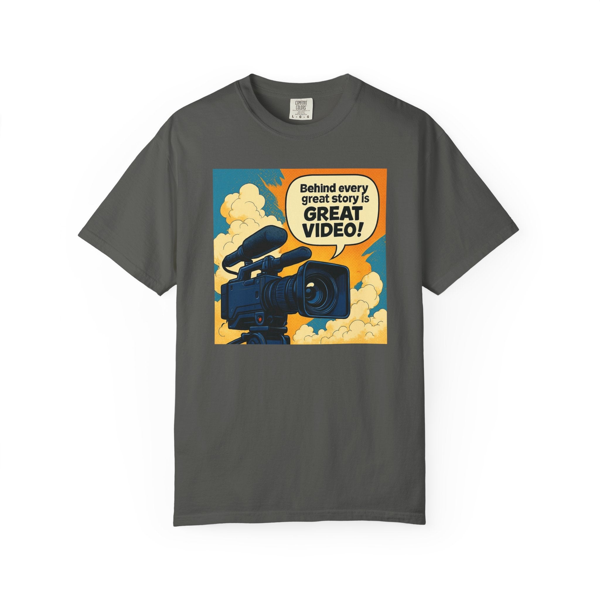 TV News Videographer Unisex Garment-Dyed T-shirt