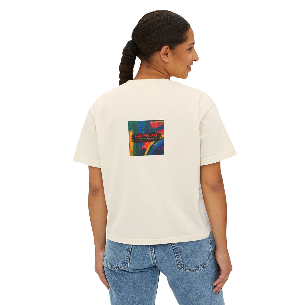 Nurses Superheroes Tee — "Nurses Super Heroes in Scrubs" Women's Boxy T‑Shirt (Casual Gift for Nurses)