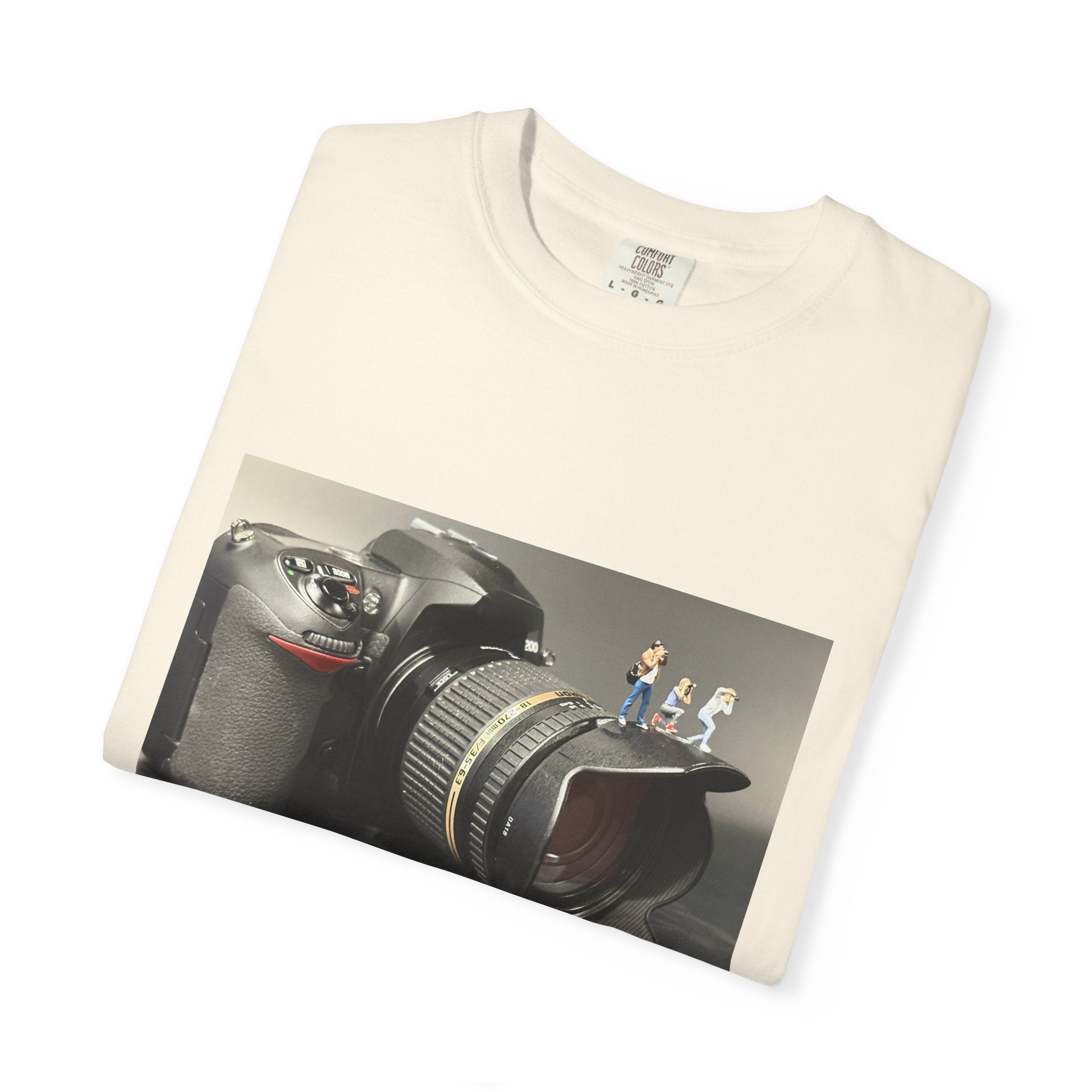 Patience & Focus Camera Tee — Photographer Inspirational Graphic T-Shirt