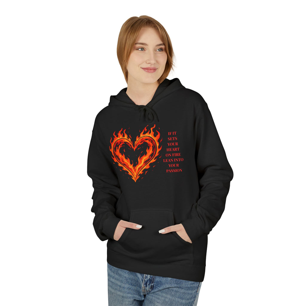 If It Sets Your Heart On Fire Graphic Pullover