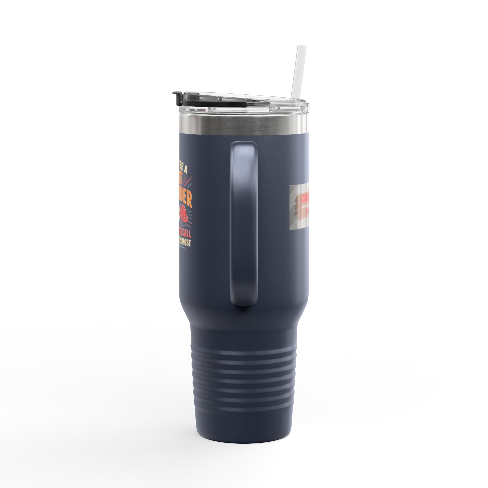 40oz Insulated Travel Mug - First Responder Appreciation Design (Answering the Call)