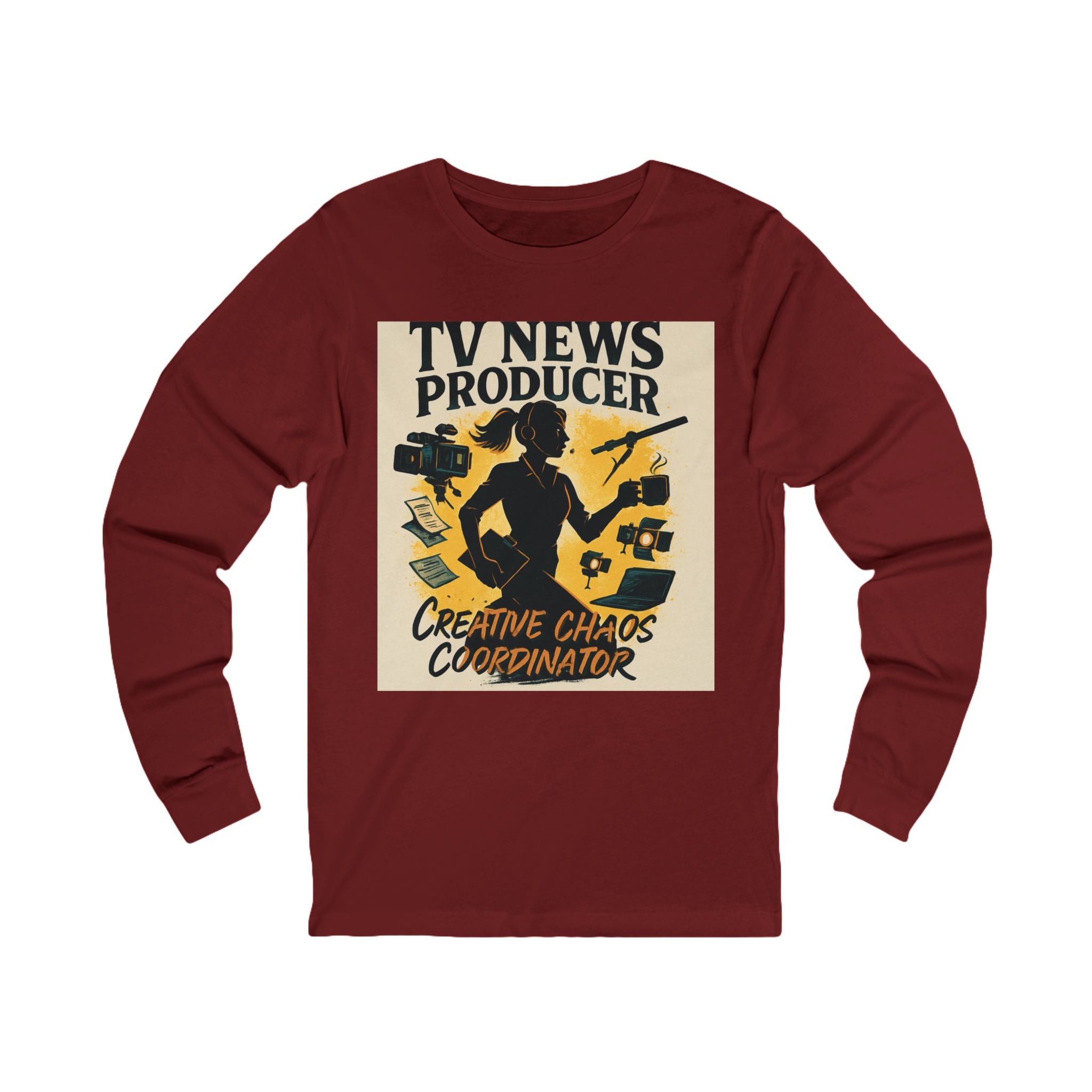 TV News Producer Unisex Jersey Long Sleeve Tee