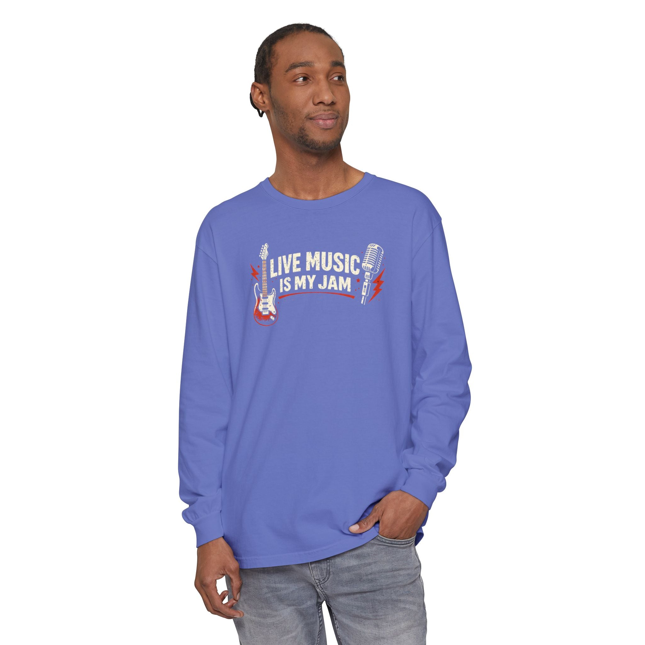 Live Music Is My Jam Long Sleeve Tee