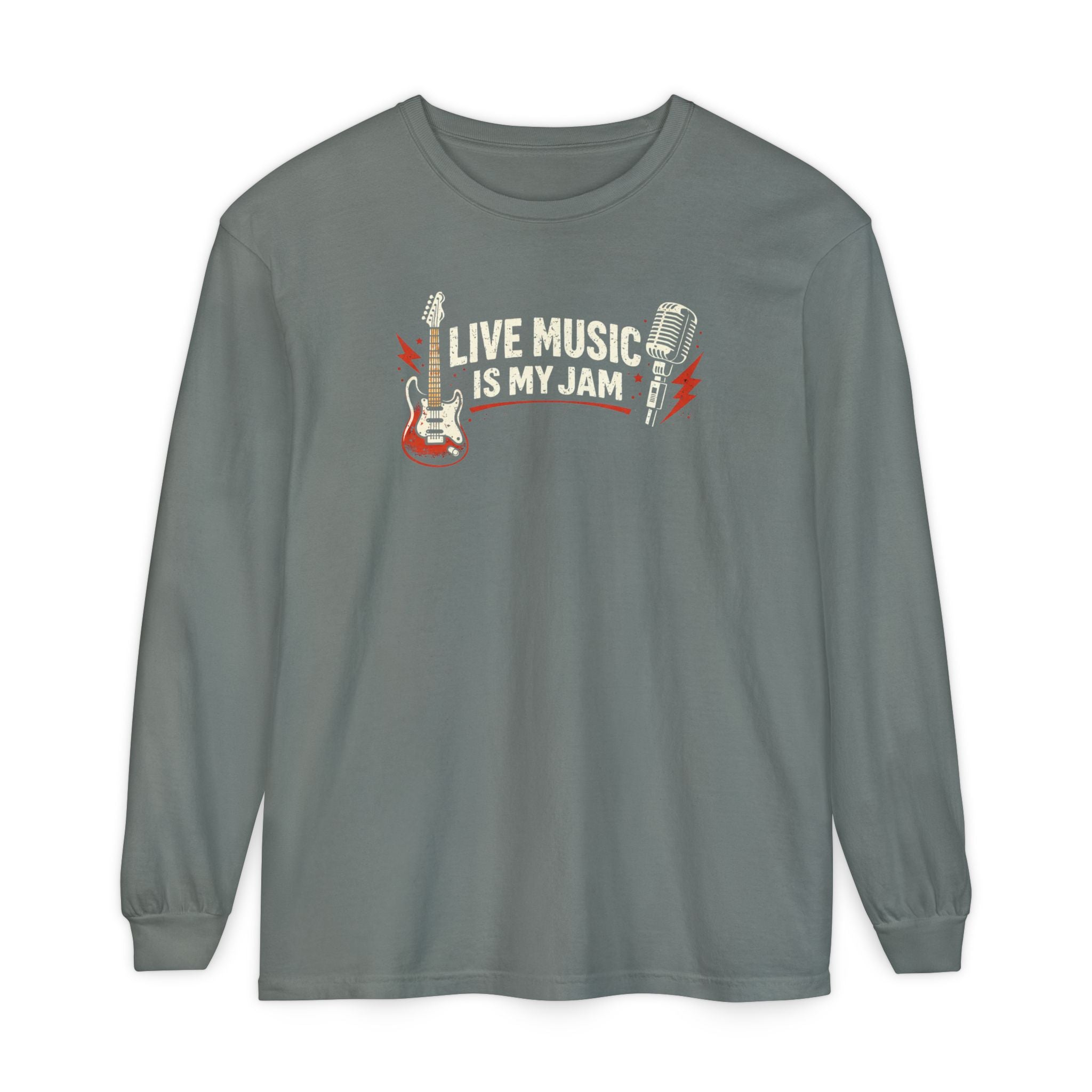Live Music Is My Jam Long Sleeve Tee