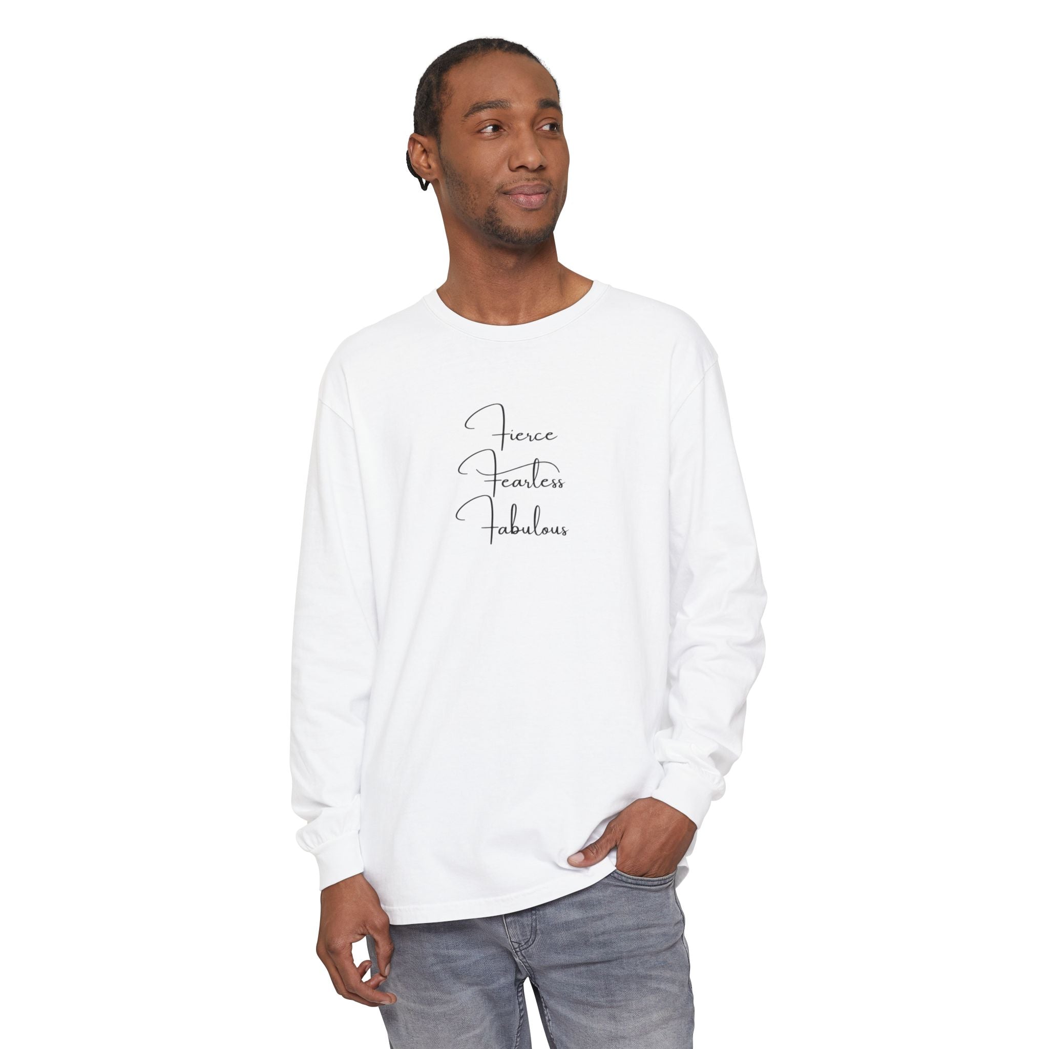 'Fierce Fearless Fabulous' Long Sleeve Tee