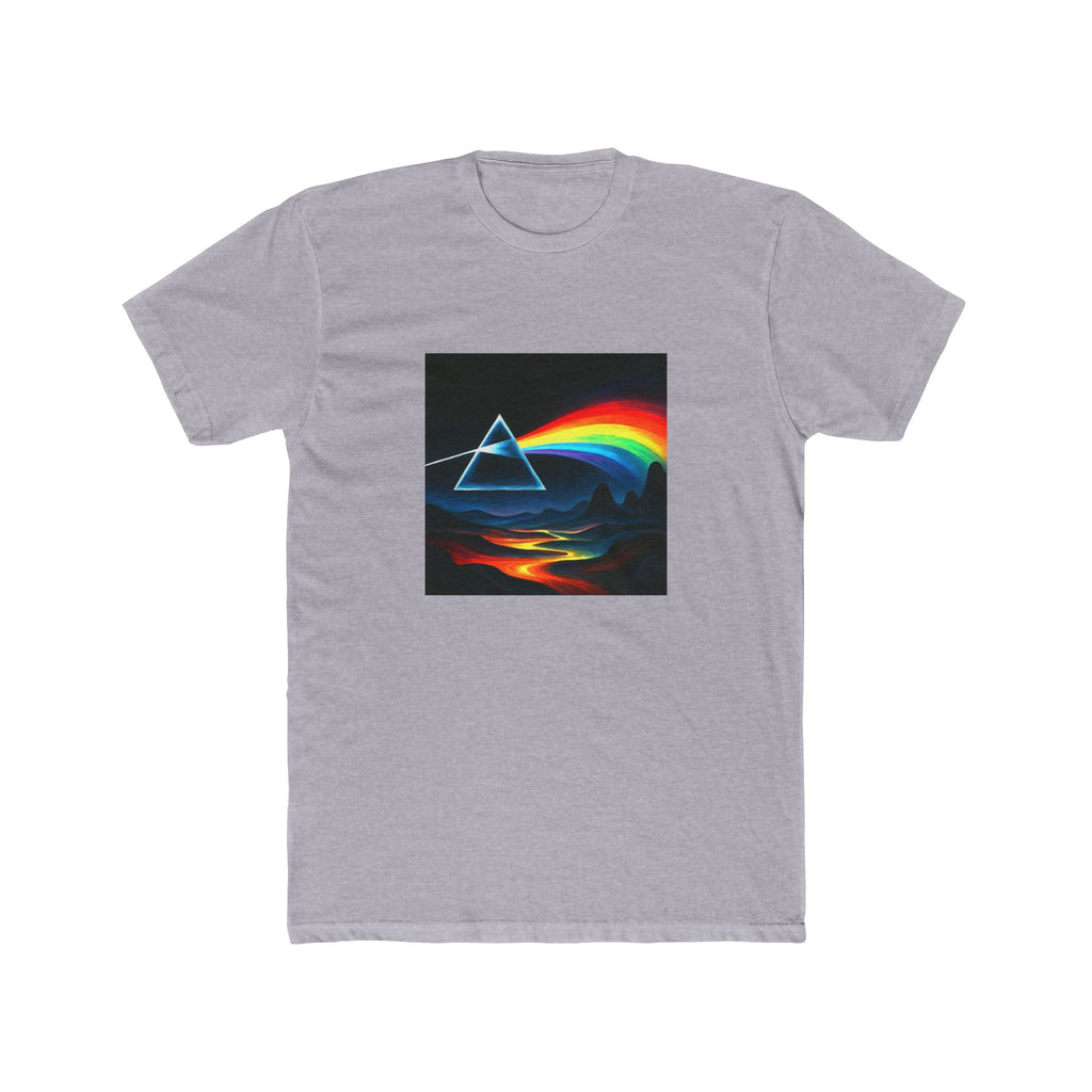Prism Spectrum Tee — Retro Rainbow Prism Graphic T-Shirt