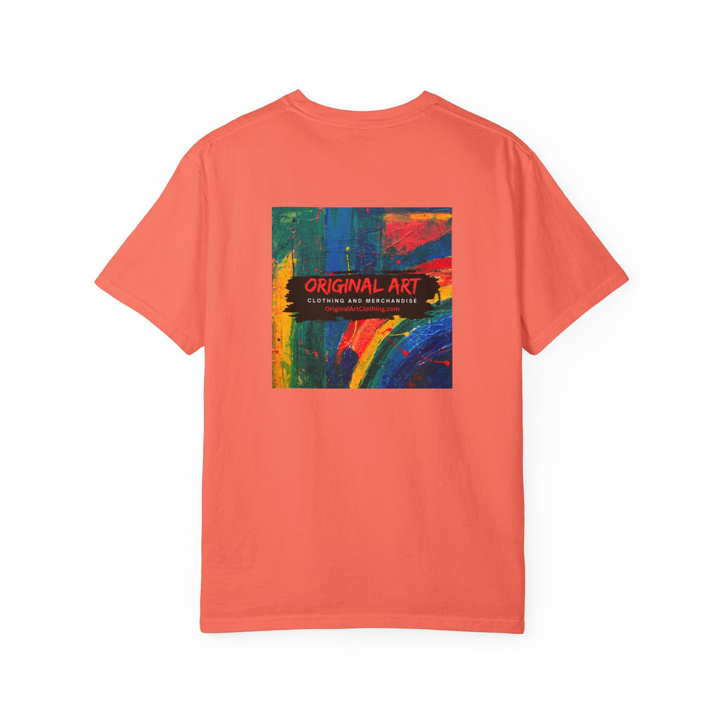Vibe Unisex Garment-Dyed T-shirt | Casual Wear, Summer Fashion, Gift for Friends, Positive Vibes, Unique Streetwear