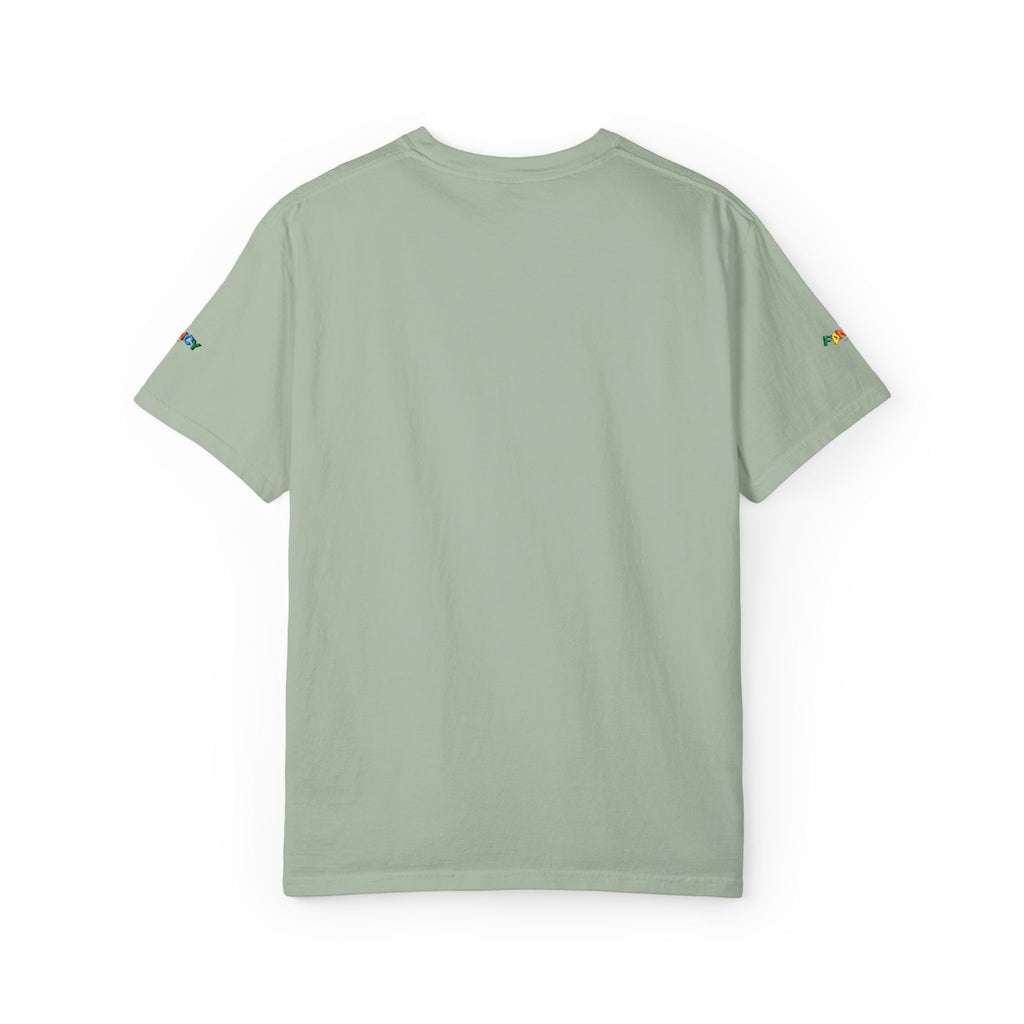"Fancy" Colorful Logo T-Shirt — Small Chest & Sleeve Graphic