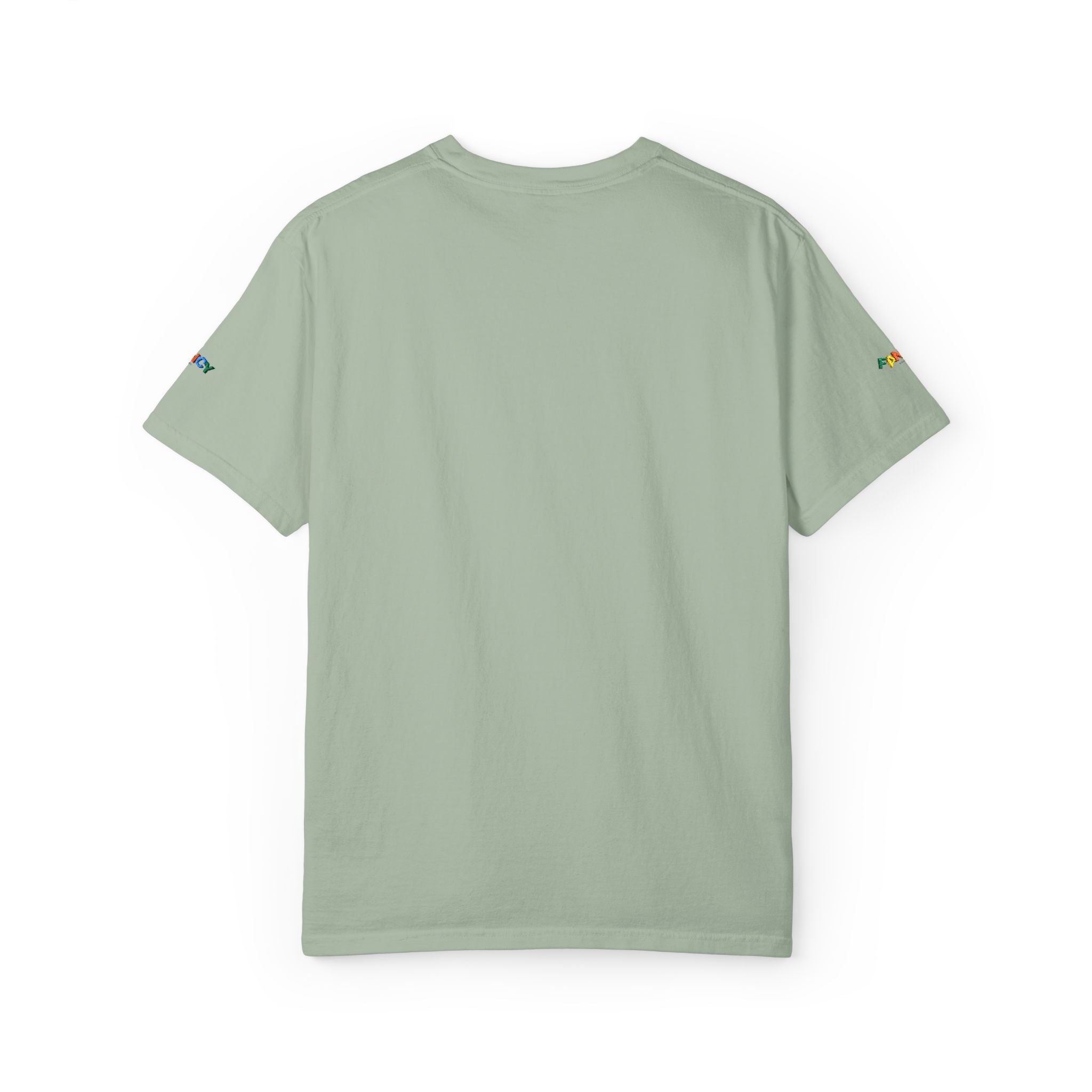 "Fancy" Colorful Logo T-Shirt — Small Chest & Sleeve Graphic