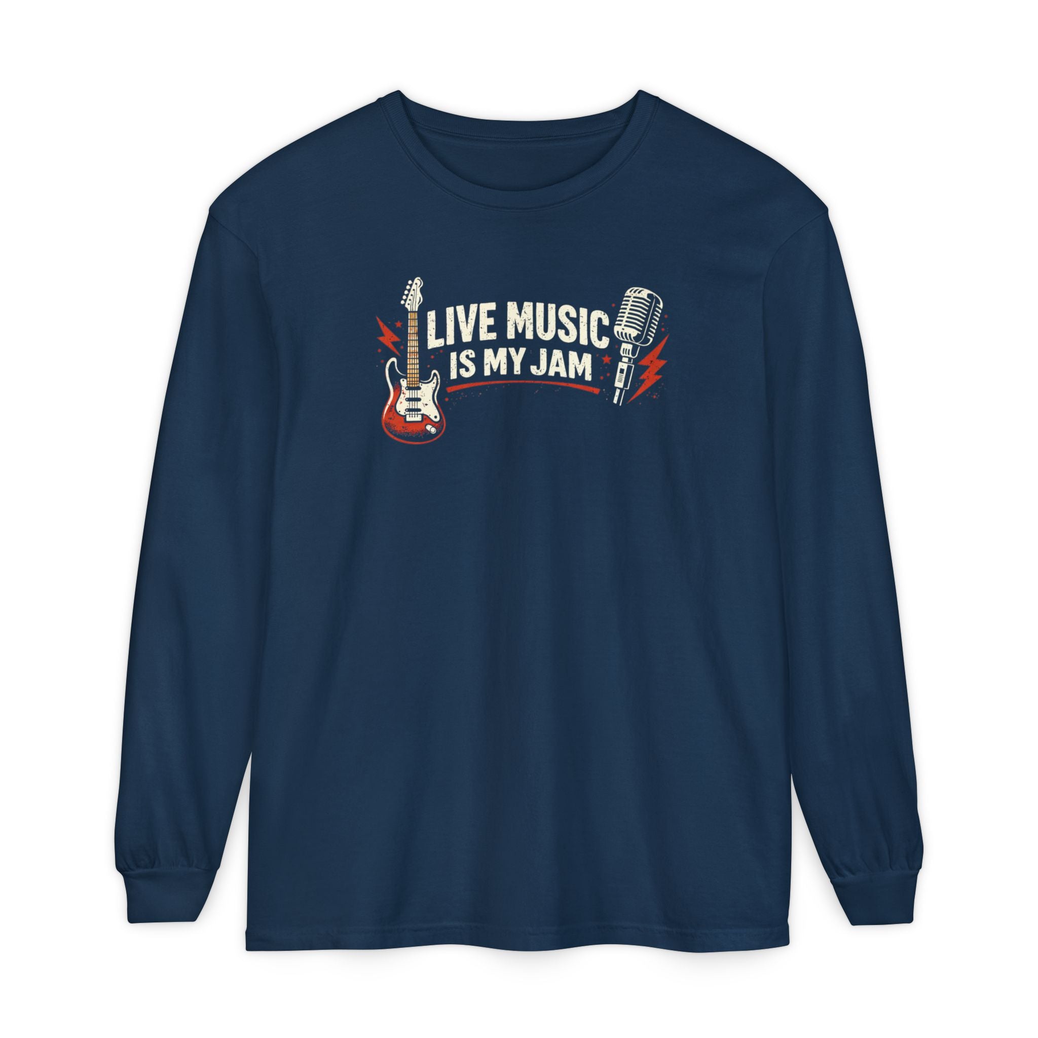 Live Music Is My Jam Long Sleeve Tee
