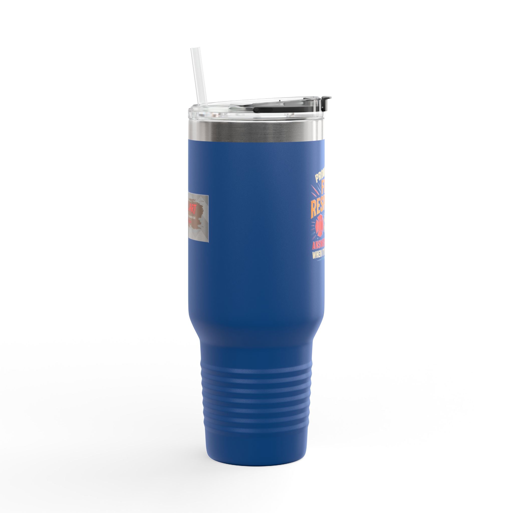 40oz Insulated Travel Mug - First Responder Appreciation Design (Answering the Call)