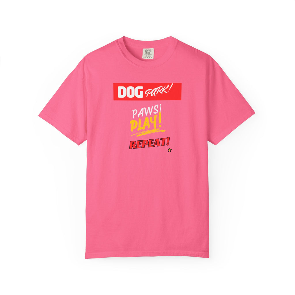 Dog Park Unisex Garment-Dyed T-shirt