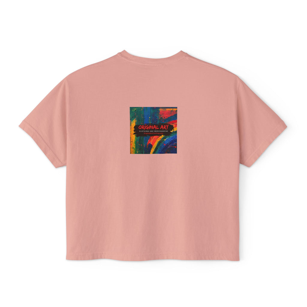 Teacher Boxy Tee — "I teach. Every Day Is Bring Your Sense of Humor to Work Day"