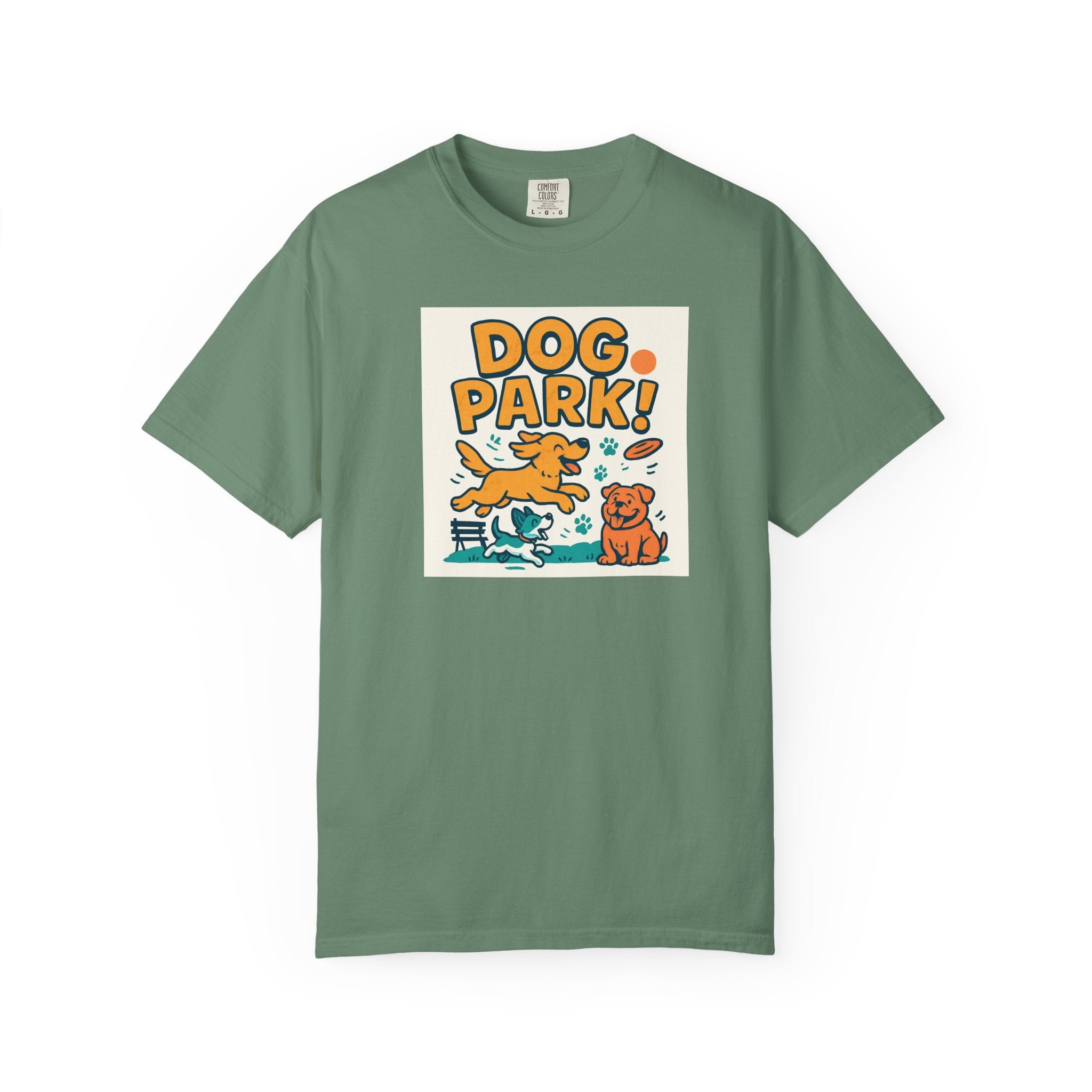 Playful Dog Park Unisex T-shirt, Dog Lover Gift, Pet Themed Apparel, Gift for Dog Owners, Fun Summer Tee