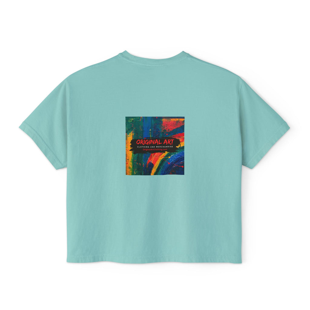 Game On! Level Up Women's Boxy Gaming Graphic Shirt