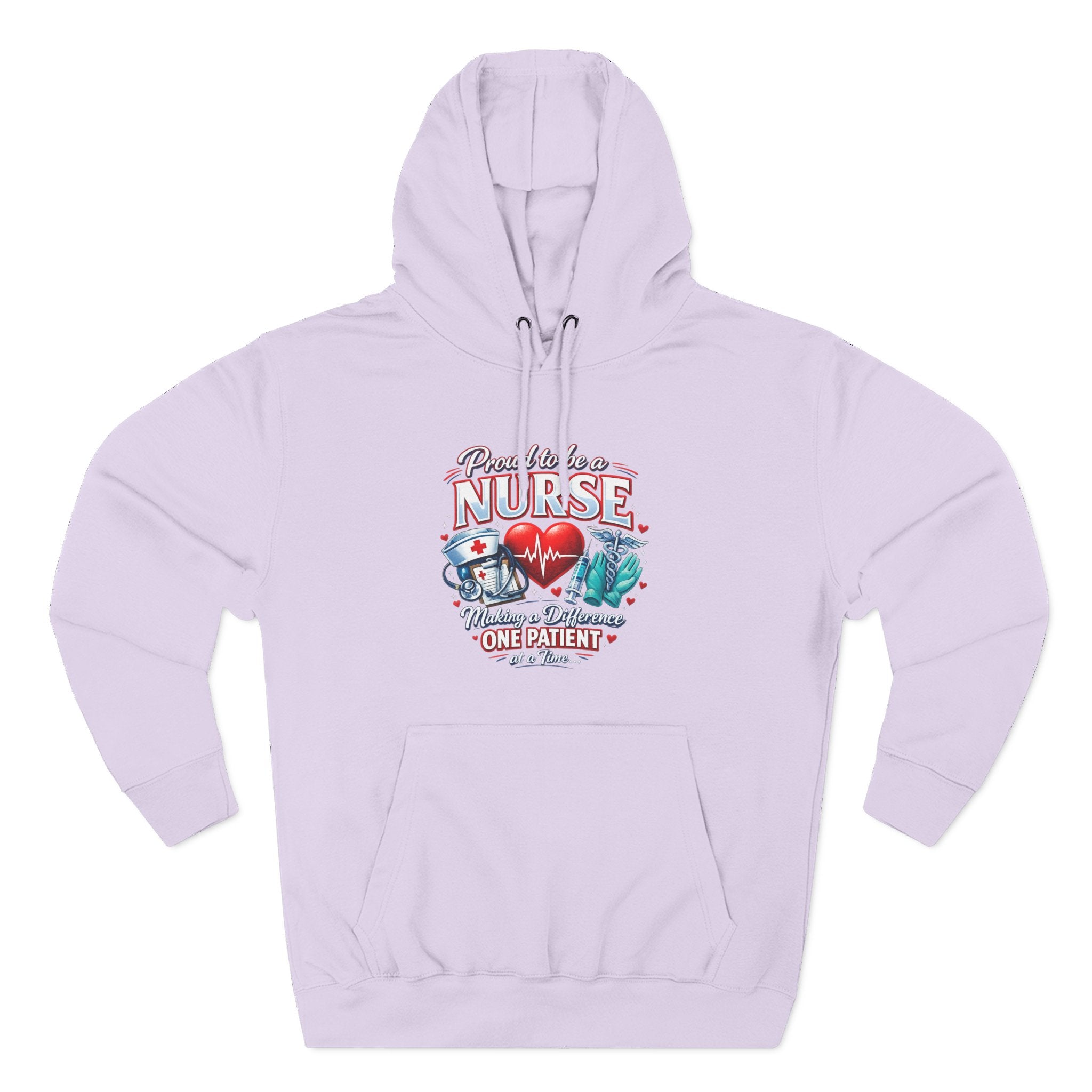 ‘Proud to be a Nurse’ Fleece Pullover Hoodie