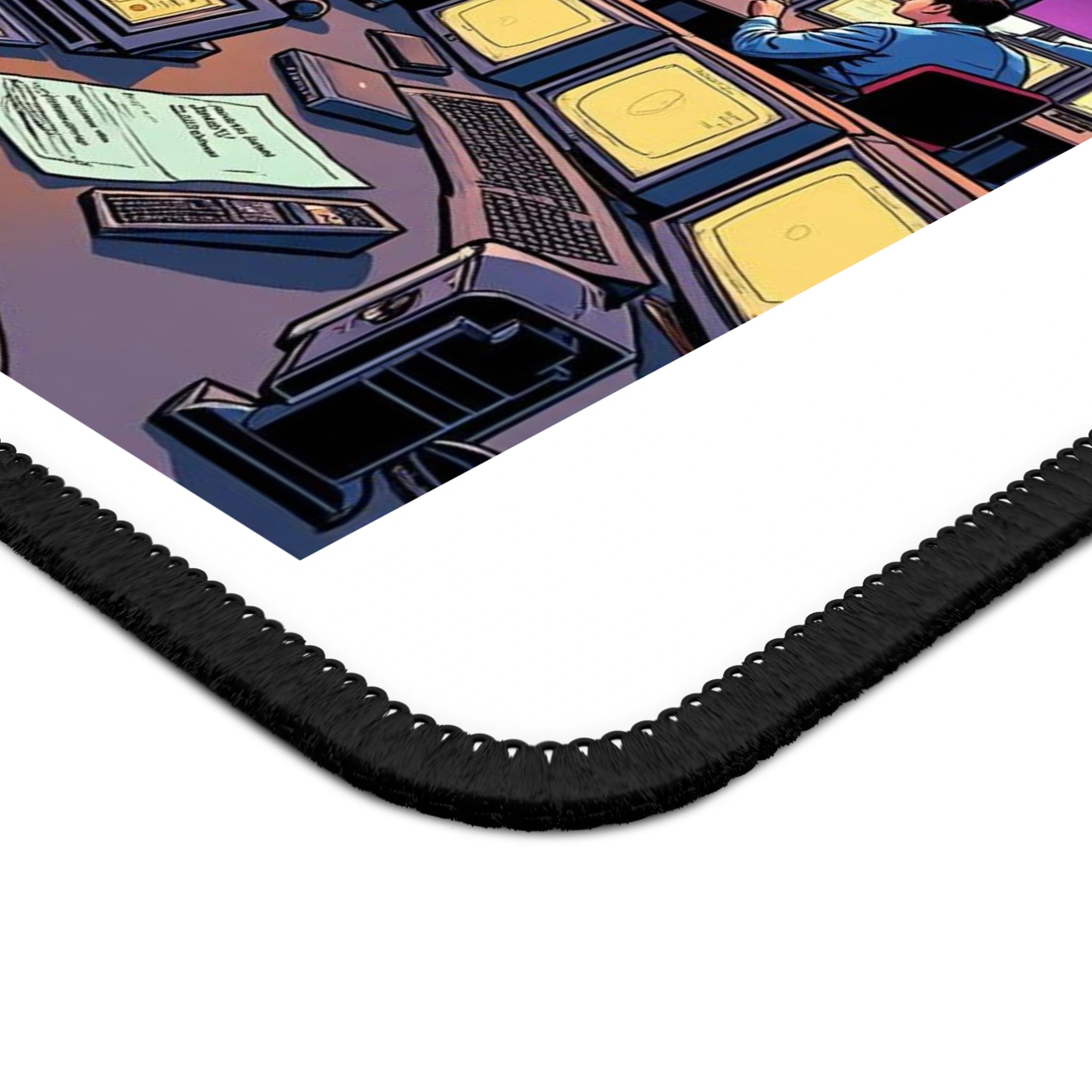'TV News Producers Spiral INTO Control' -Mouse Pad -  Perfect for Gamers, Home Office, or Desk Decor, Fun Gift for Journalists, [...]