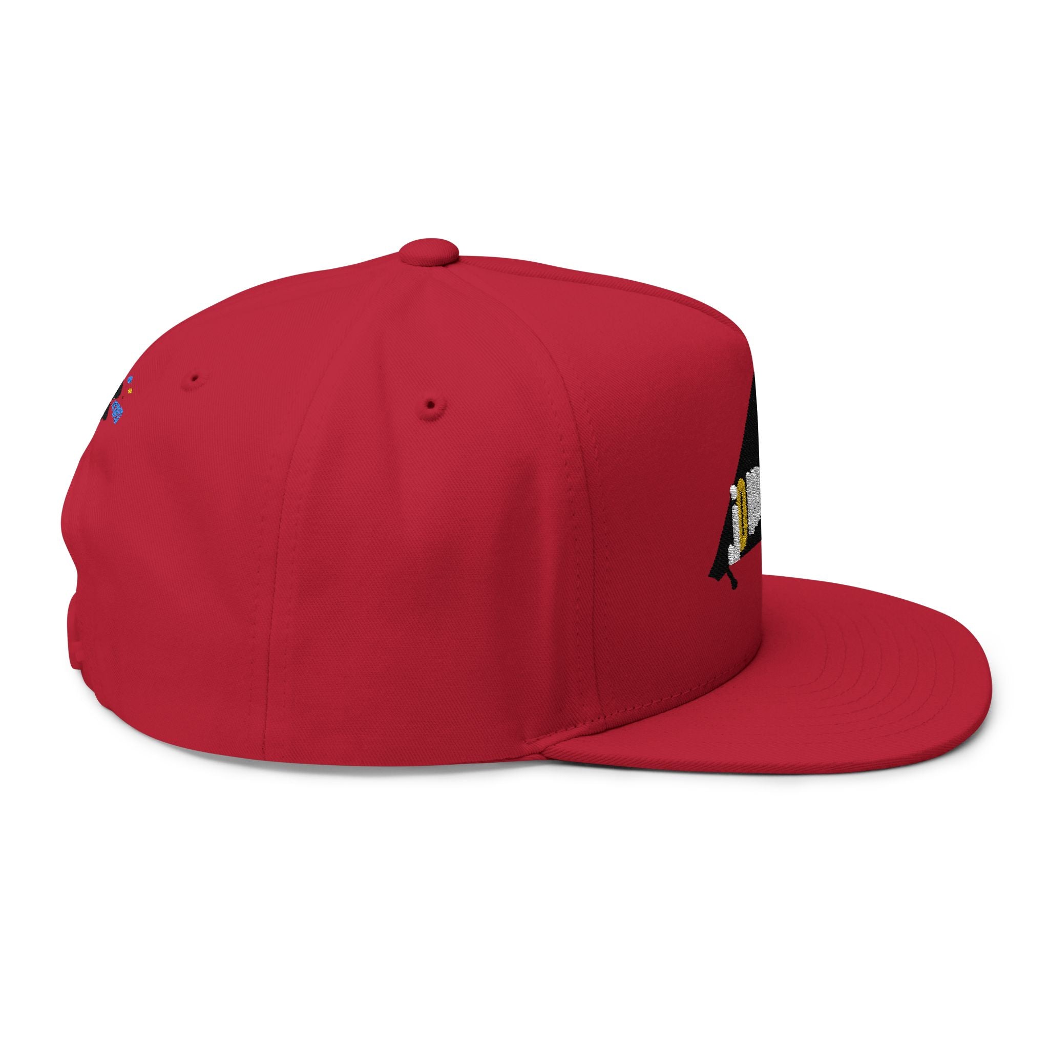 Johnnie Be Good Movie Embroidered Grand Piano Flat Bill Cap