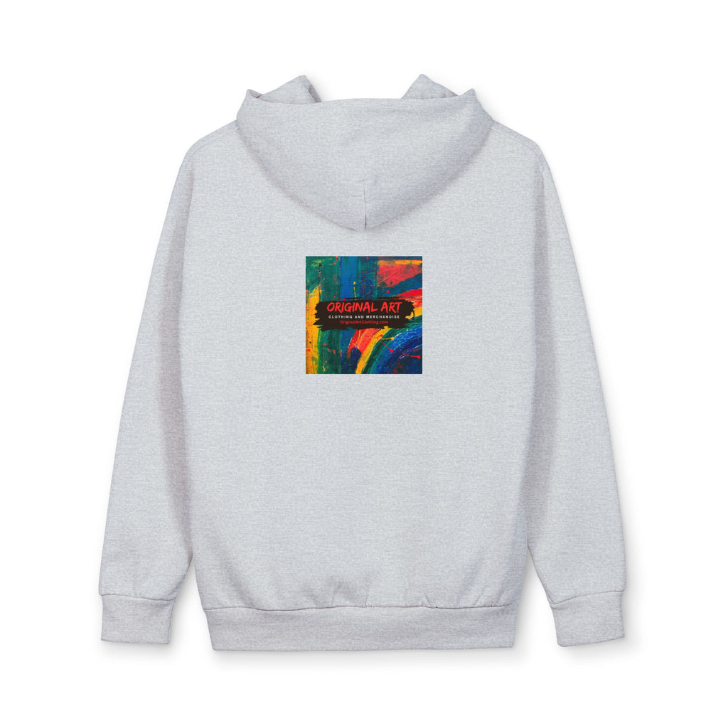 Girl Dad Hoodie — Colorful Back Art Pullover