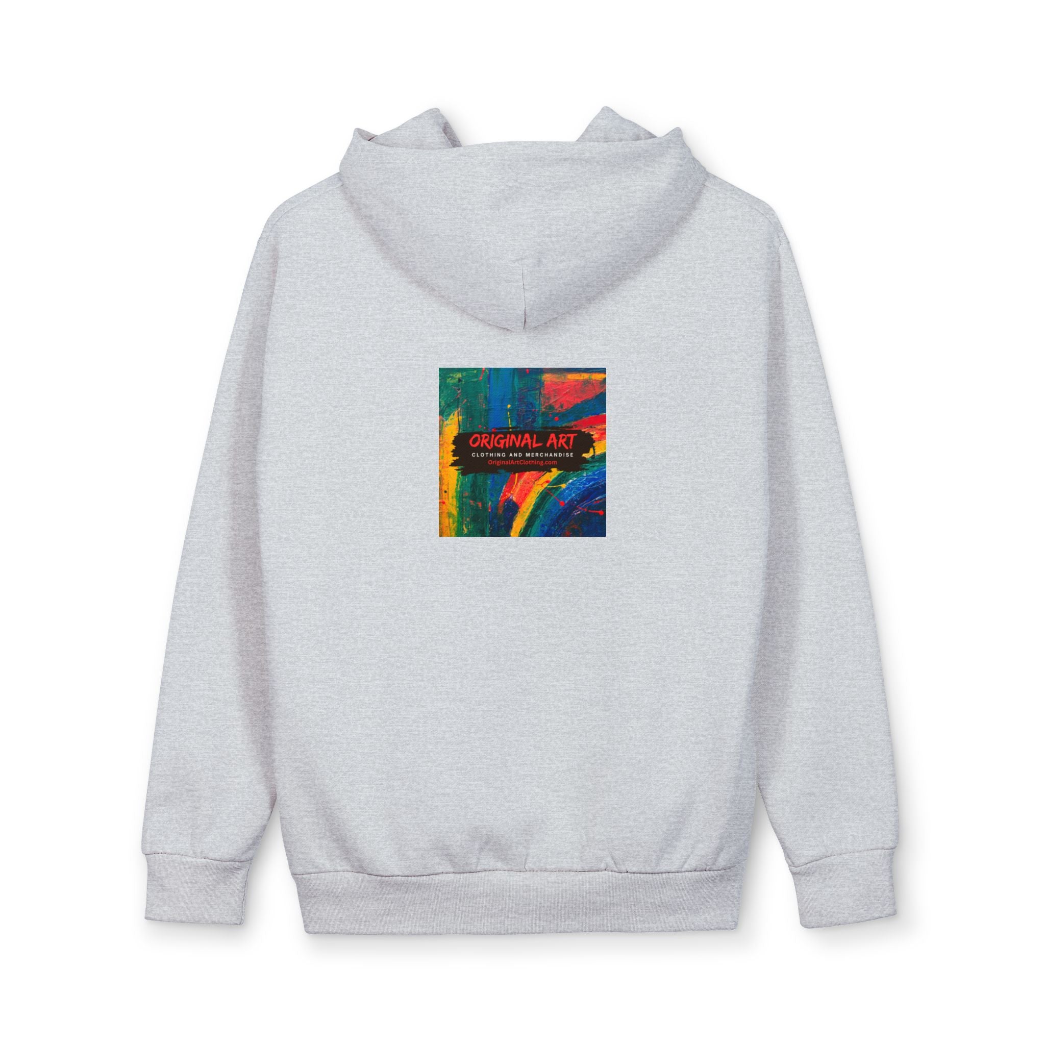 Girl Dad Hoodie — Colorful Back Art Pullover