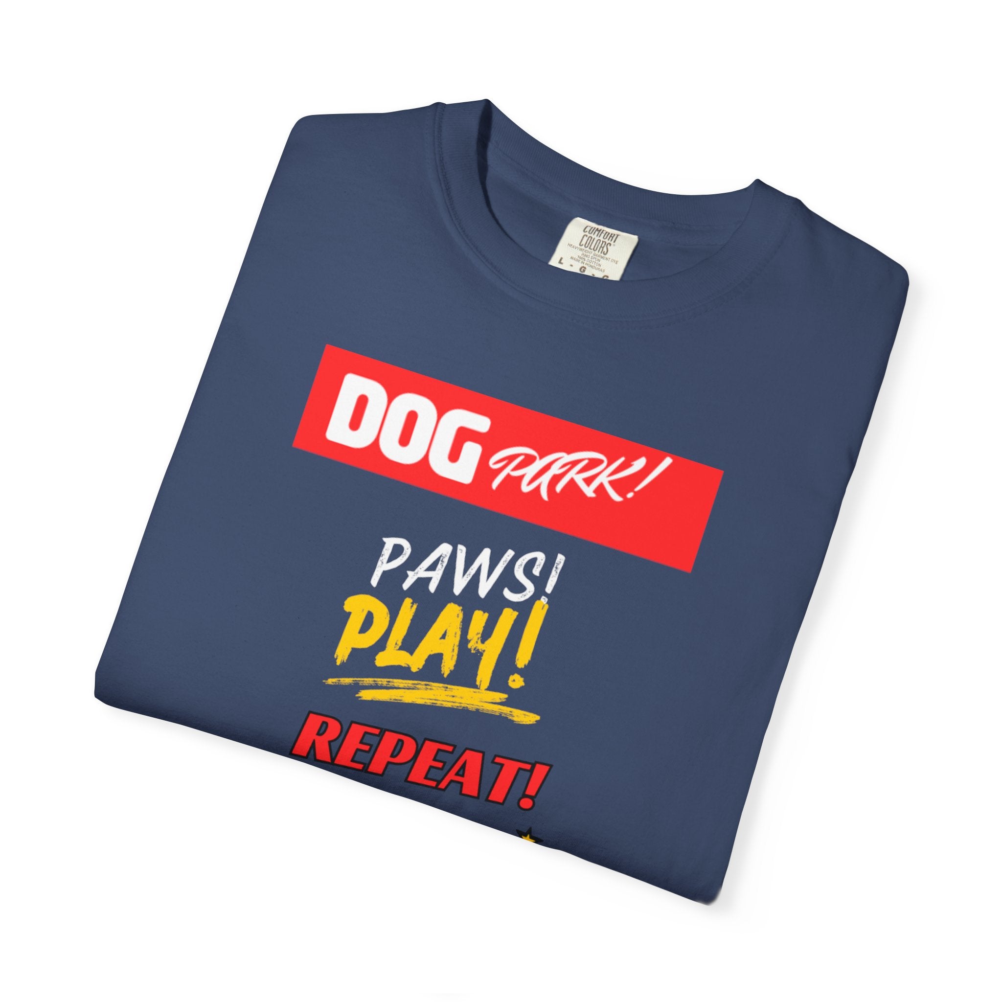 Dog Park Unisex Garment-Dyed T-shirt